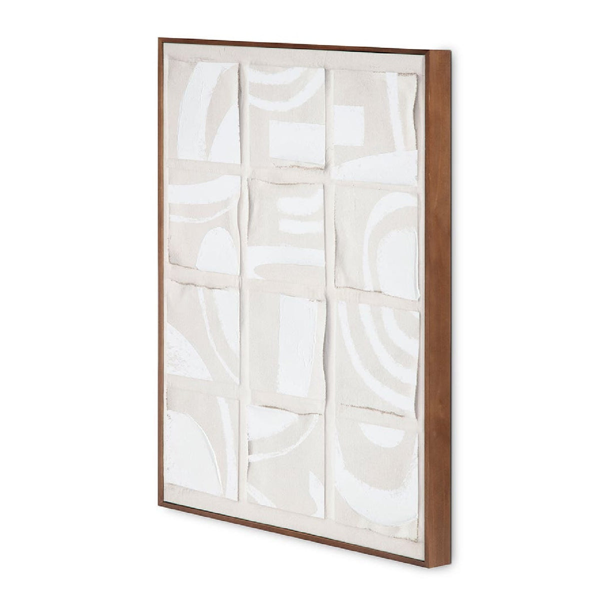Modern European furniture - Gray Drid-Pattern Art Print - www.oroa.com