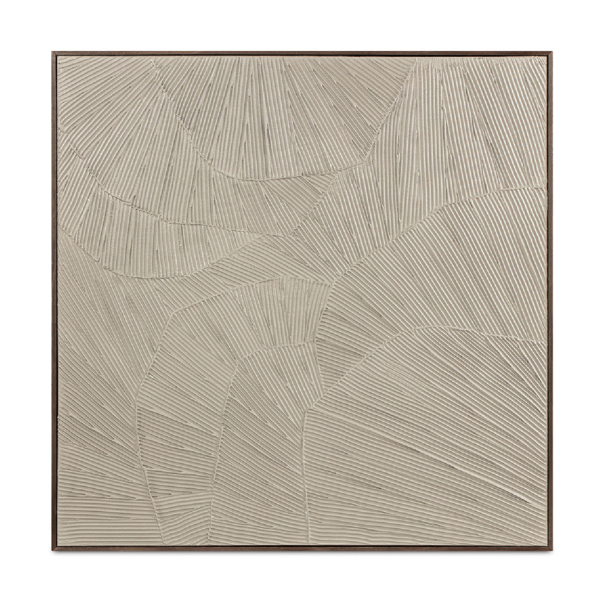 Modern European furniture - Textured Beige Framed Painting - www.oroa.com