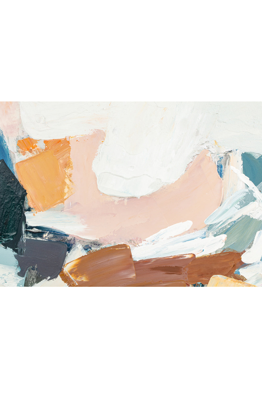 Modern European furniture - Pastel Toned Abstract Painting - www.oroa.com