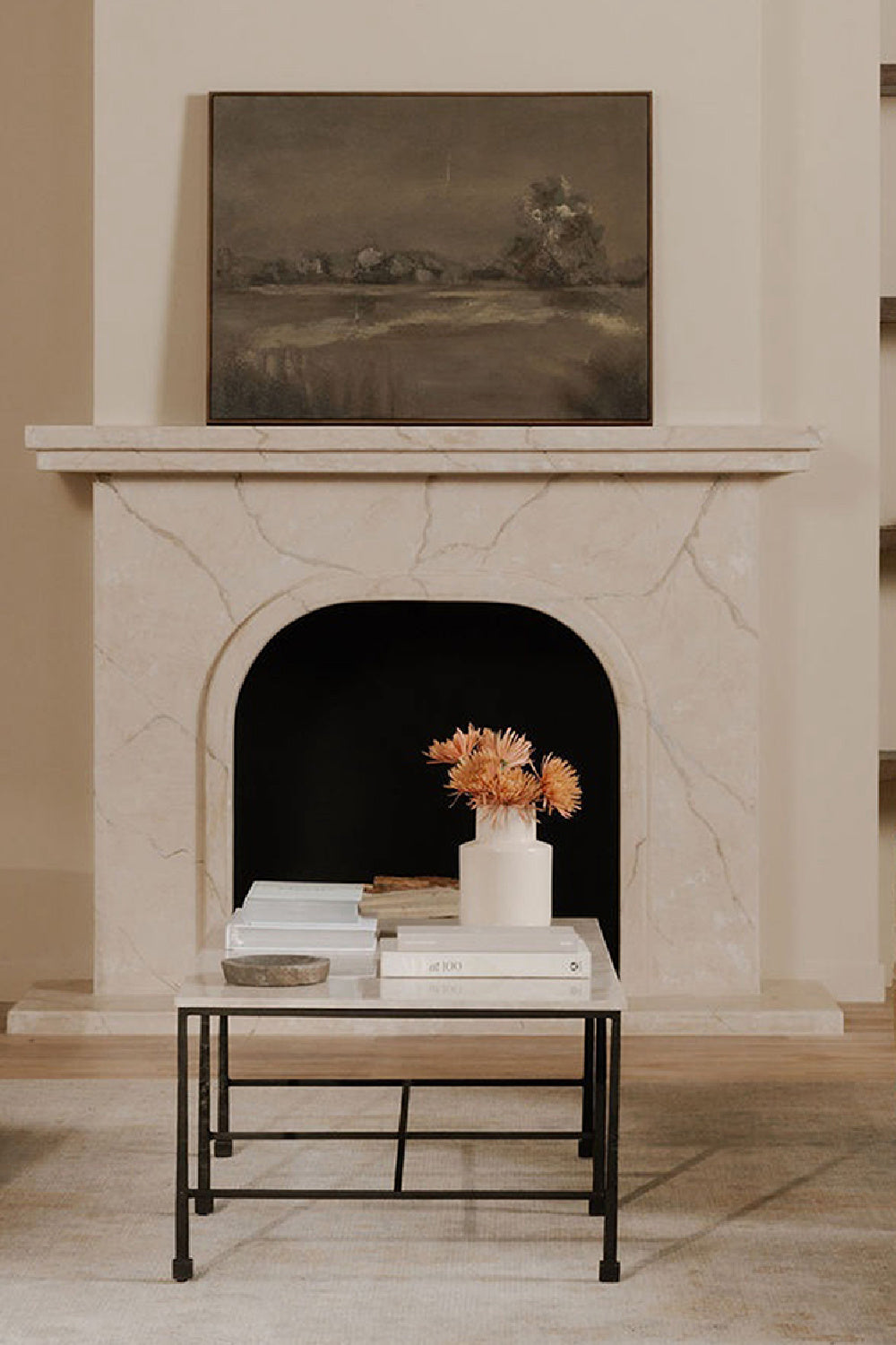 Modern European furniture - Monochromatic Landscape Painting - www.oroa.com
