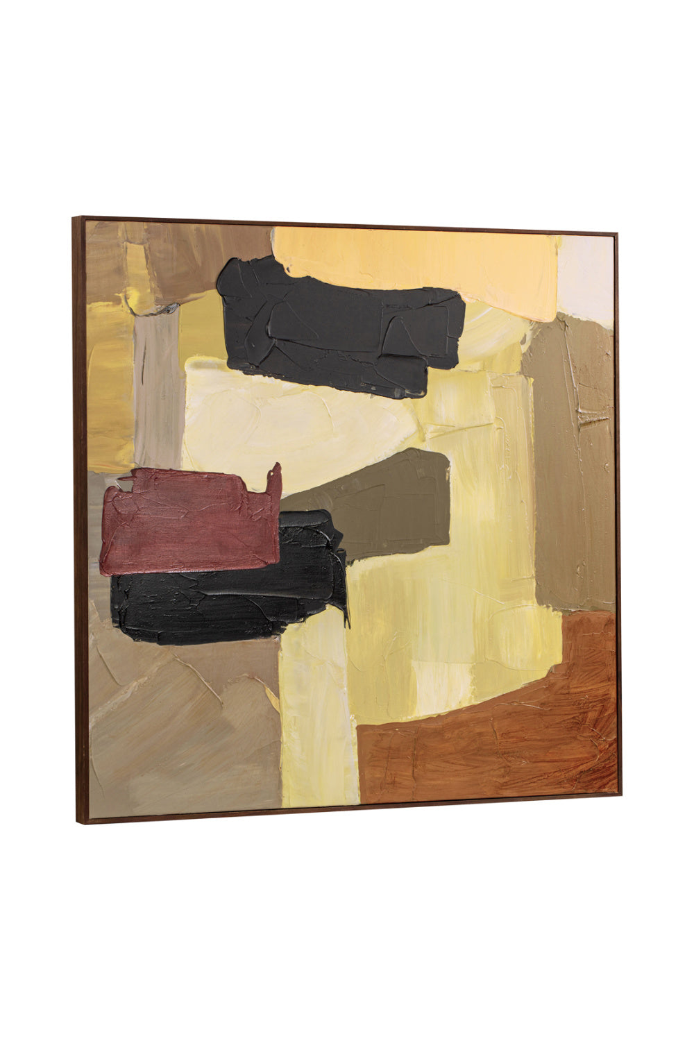 Modern European furniture - Neutral Palette Abstract Painting - www.oroa.com
