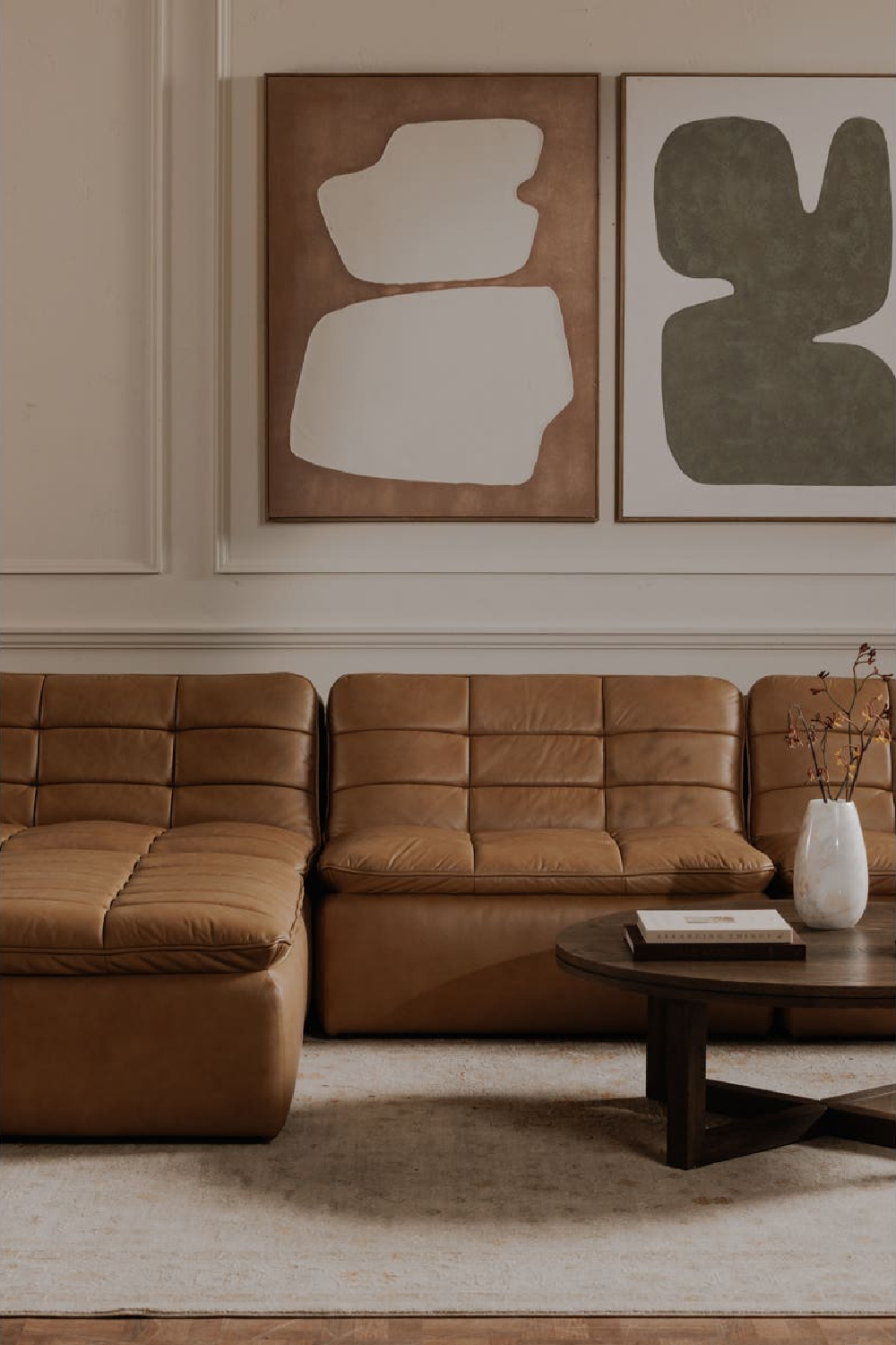 Modern European furniture - Abstract Minimalist Framed Painting - www.oroa.com
