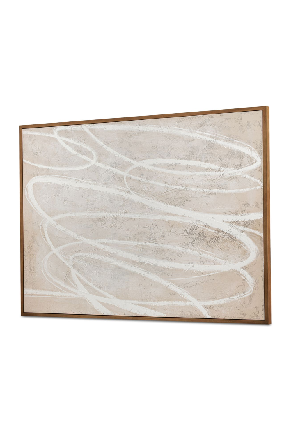 Modern European furniture - Spiral Scribble Framed Painting - www.oroa.com