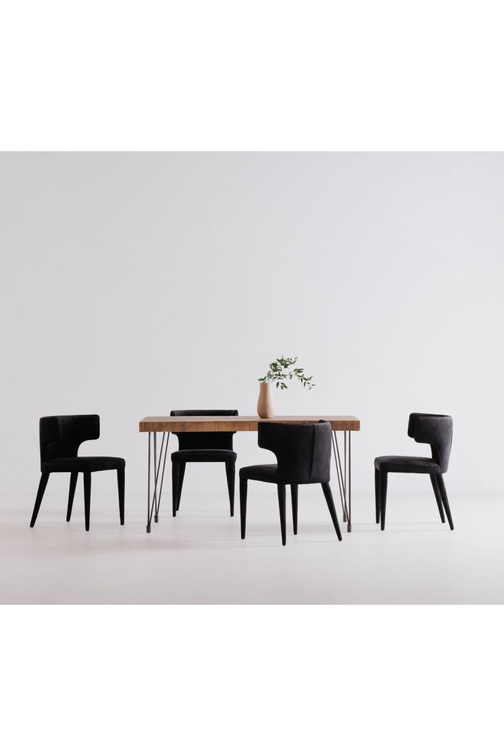 Natural Pine Wood Dining Table S | Novi Living Boneta