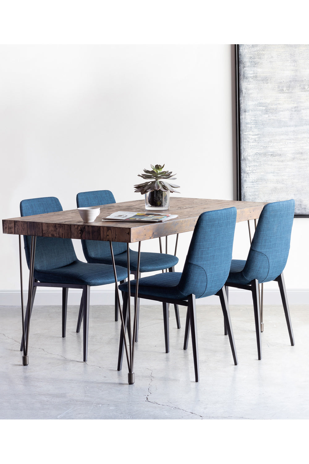Modern European furniture - Natural Pine Wood Dining Table S - www.oroa.com