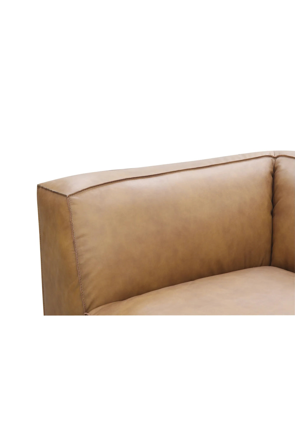 Modern European furniture - Top-Grain Leather Sectional Sofa - www.oroa.com