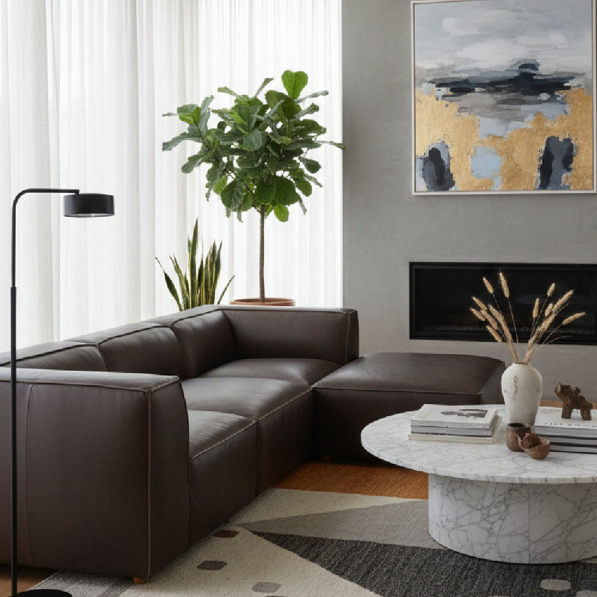 Modular Leather Sofa – Form – alternate view 11