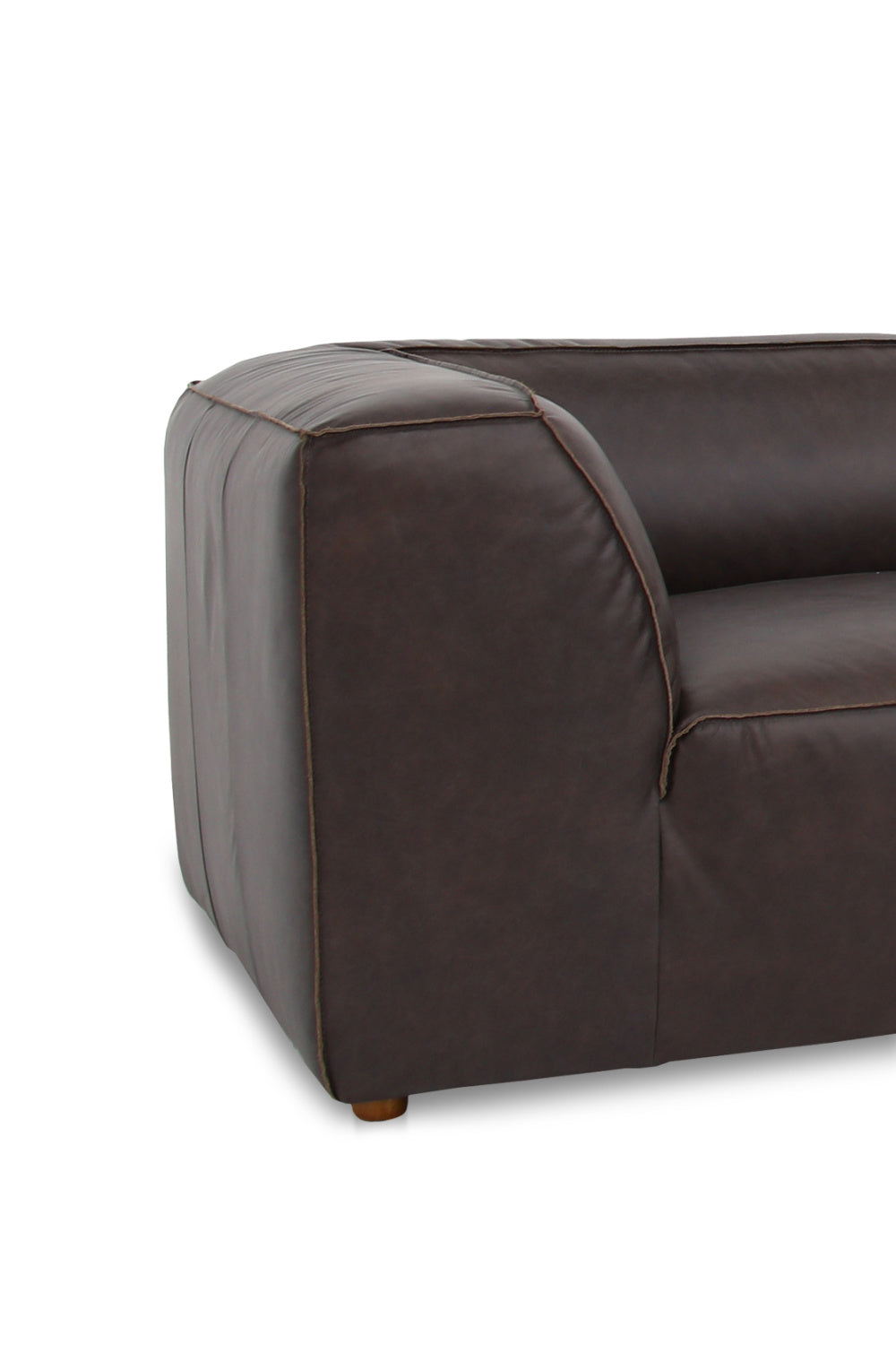 Modern European furniture - L-Shaped Leather Sectional Sofa - www.oroa.com