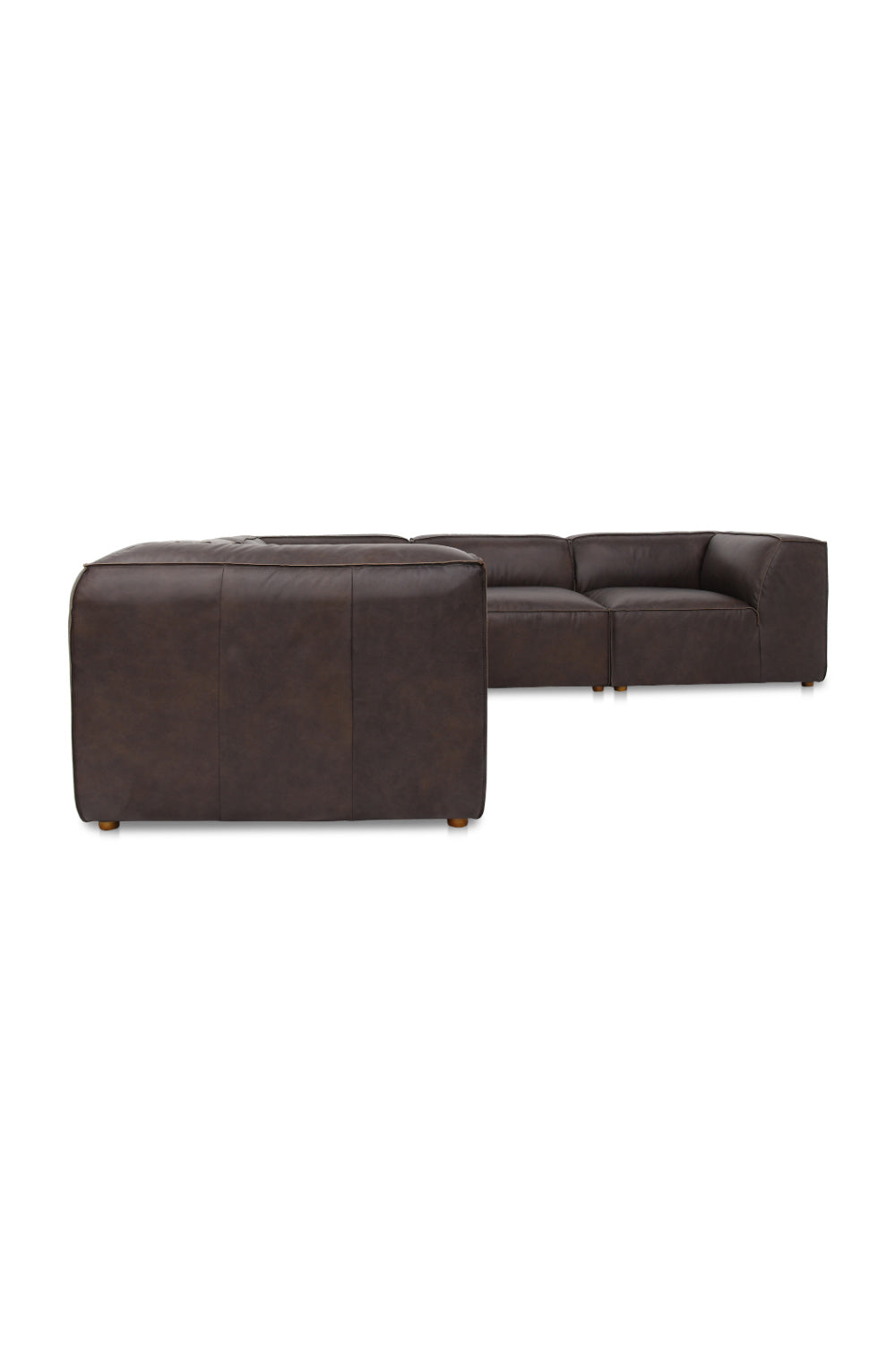 Modern European furniture - L-Shaped Leather Sectional Sofa - www.oroa.com