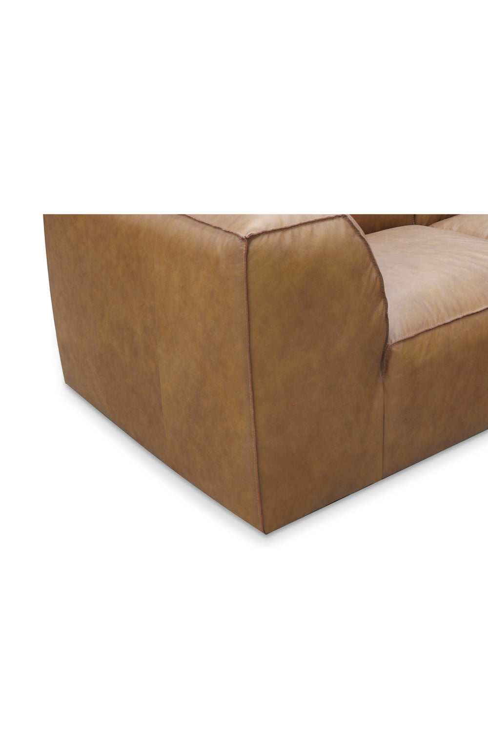 Modern European furniture - L-Shaped Leather Sectional Sofa - www.oroa.com