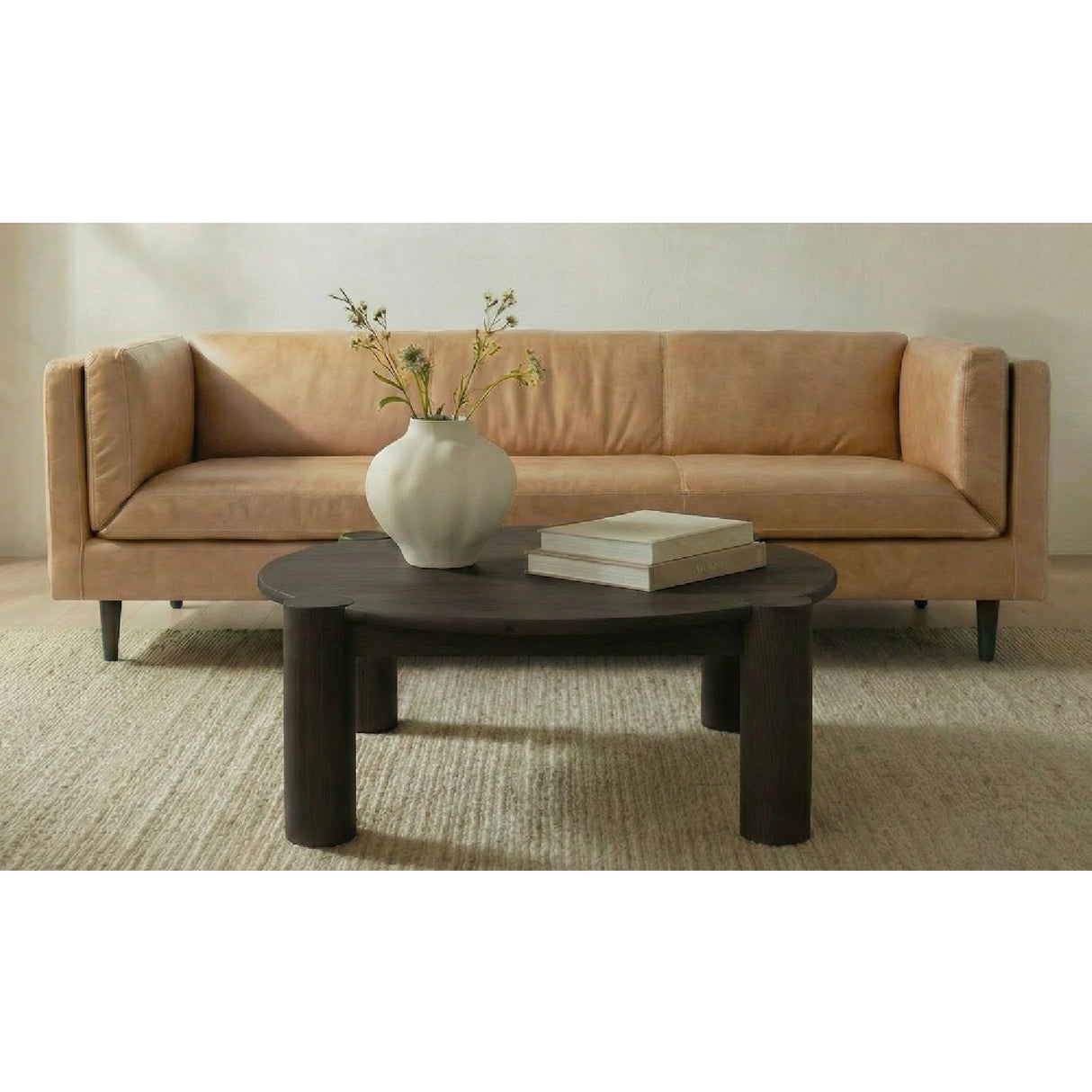 Modern European furniture - Top Grain Leather Sofa - www.oroa.com