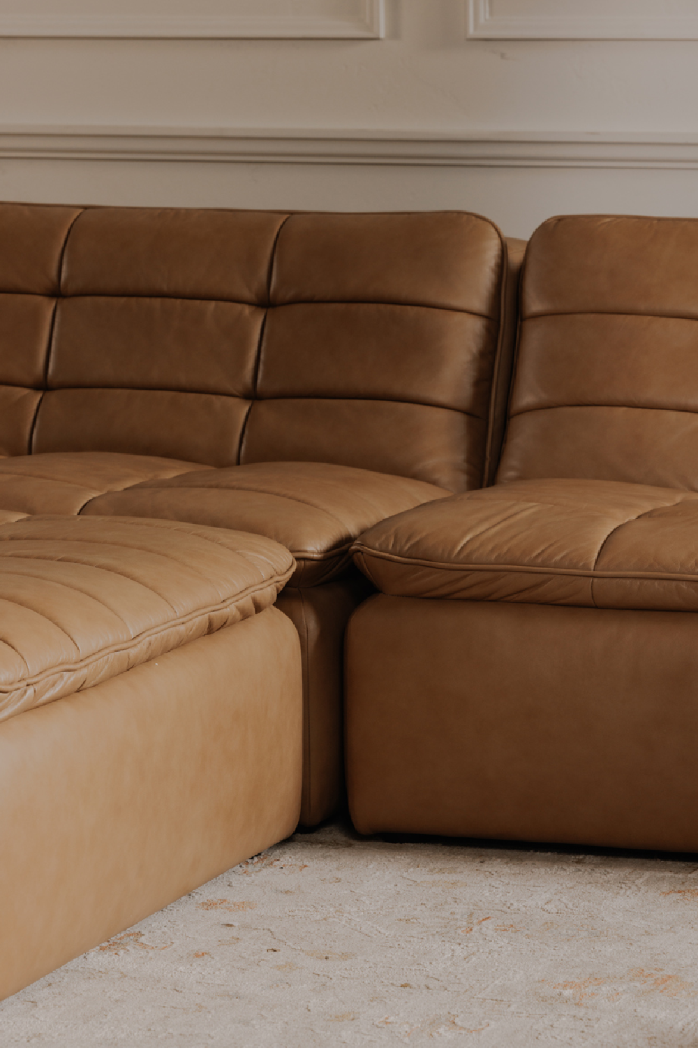 Grid Channeled Lounge Chair | Novi Living Lino | Oroa.com