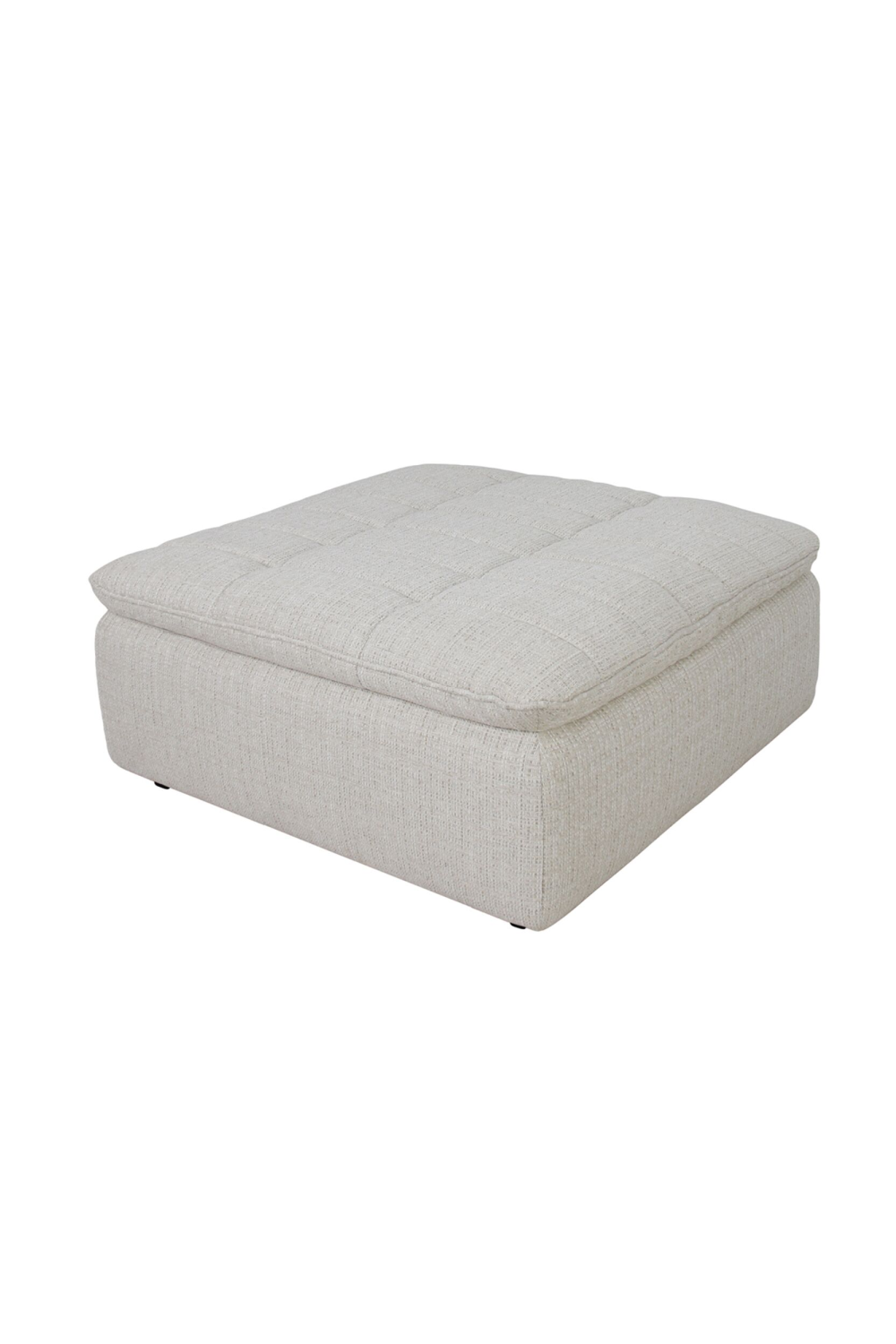 Modern European furniture - Grid Channeled Ottoman - www.oroa.com