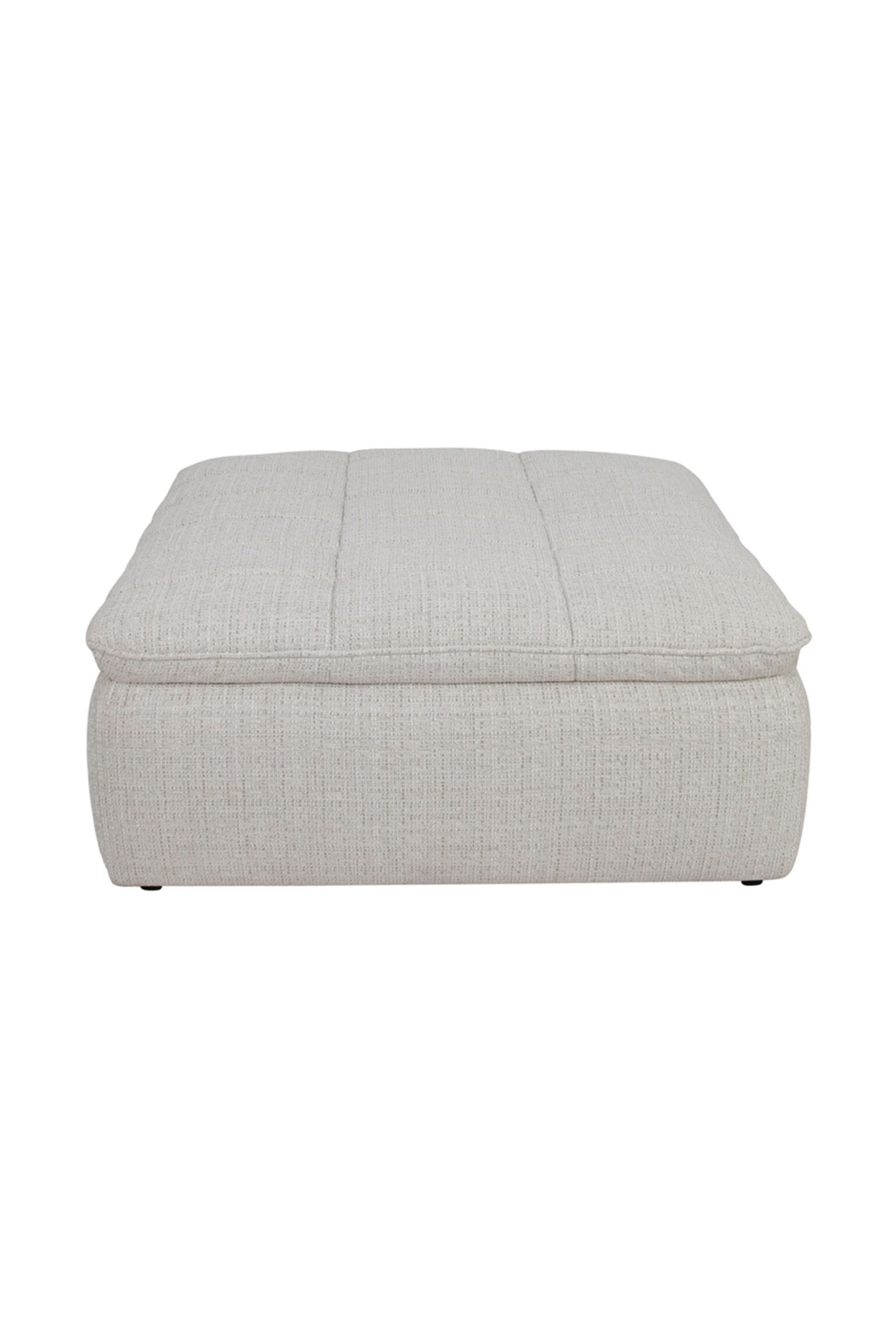 Modern European furniture - Grid Channeled Ottoman - www.oroa.com