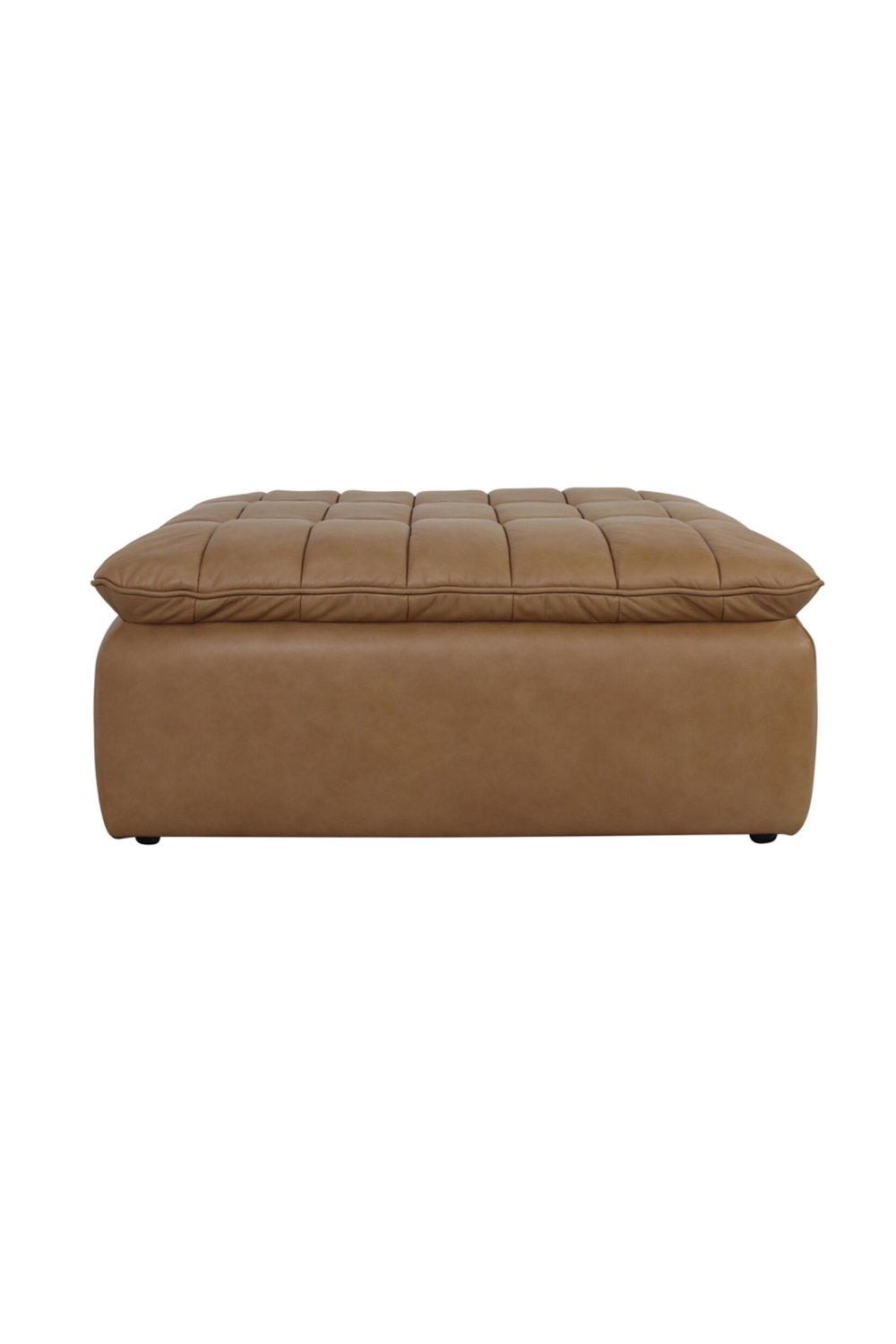 Modern European furniture - Grid Channeled Ottoman - www.oroa.com