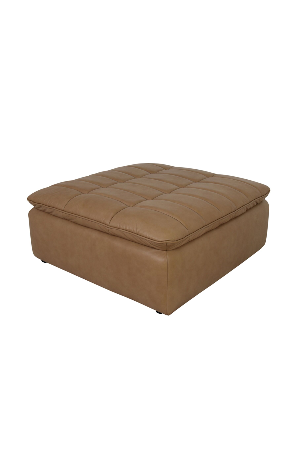 Modern European furniture - Grid Channeled Ottoman - www.oroa.com