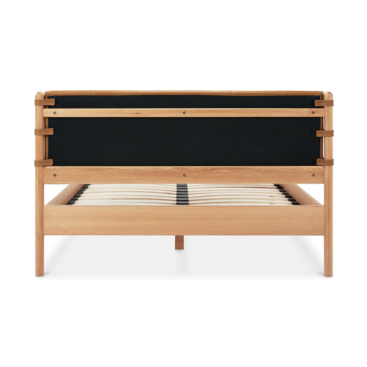 Modern European furniture - Brown Leather Bed - www.oroa.com