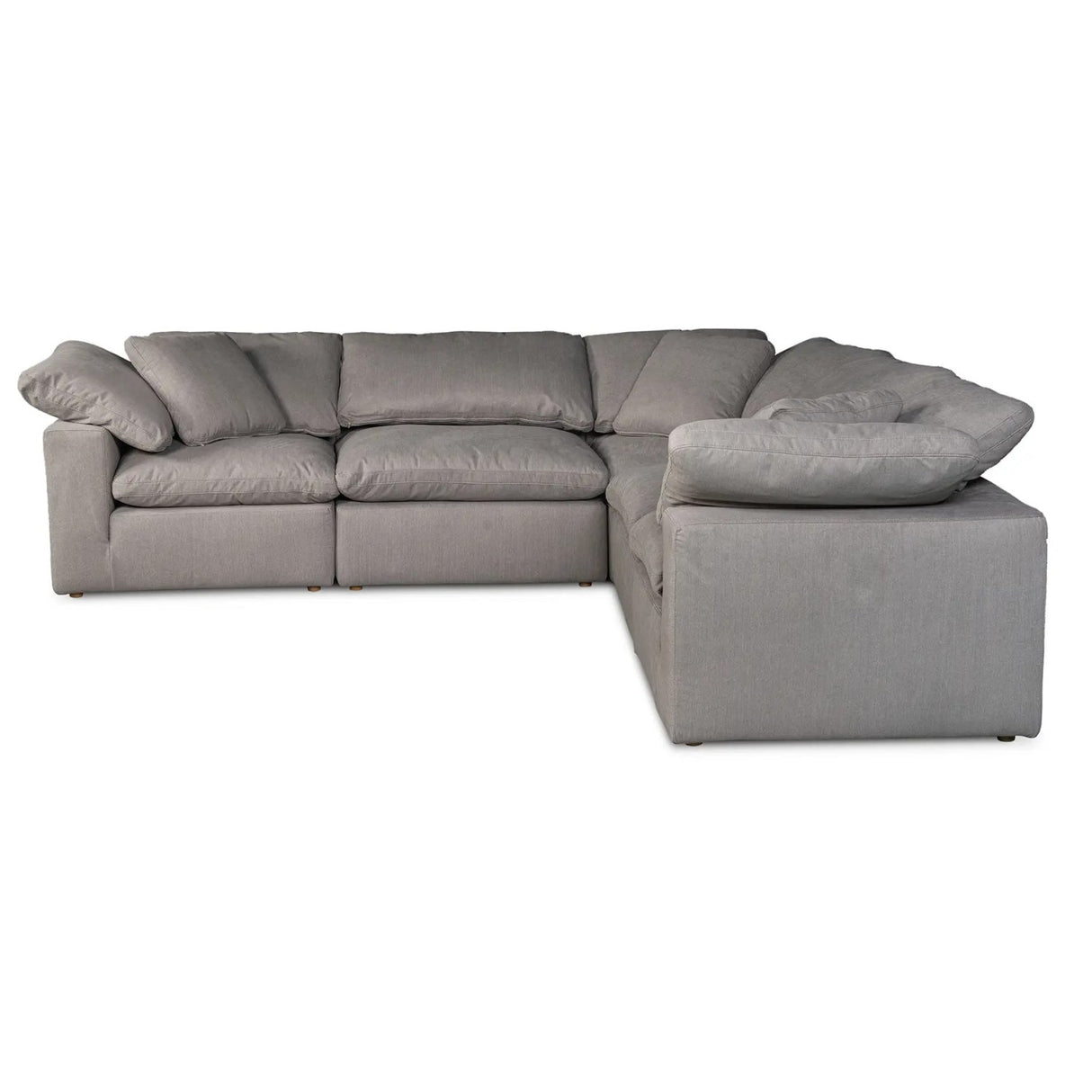 Modern European furniture - Fabric L-Shaped Modular Sofa - www.oroa.com