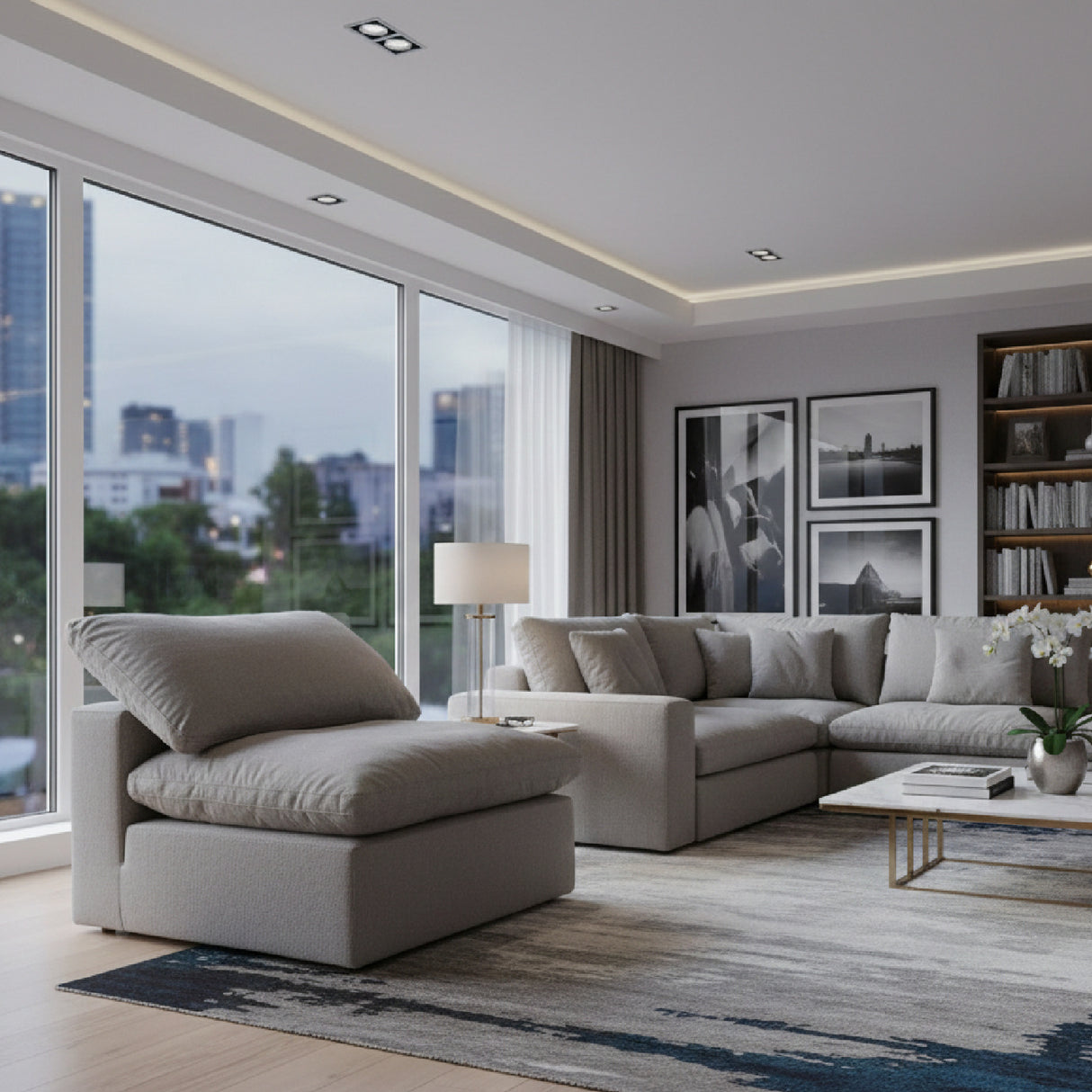 Classic Slipper Chair | Novi Living Terra| Oroa.com