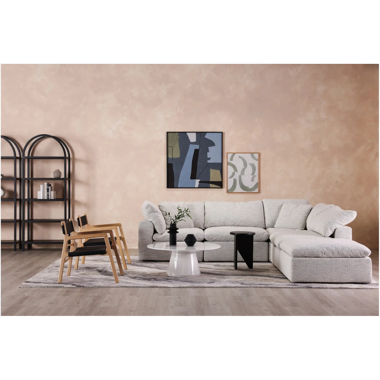 Square Modern Classic Ottoman | Novi Living Terra | Oroa.com