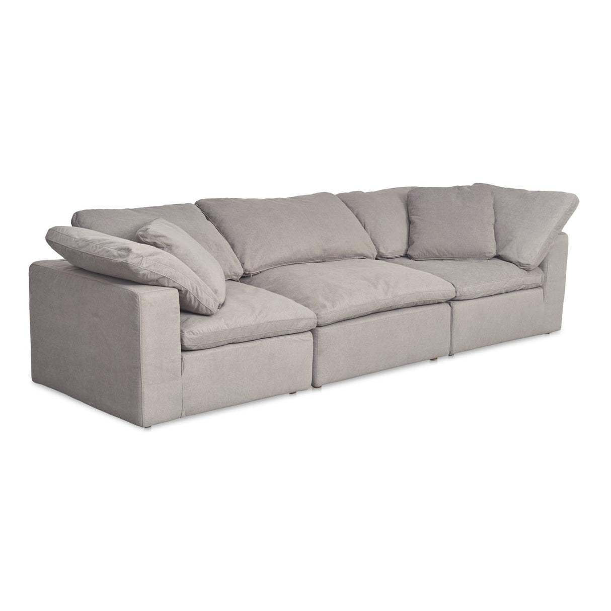 Modern European furniture - Thick Cushioned Modular Sofa - www.oroa.com