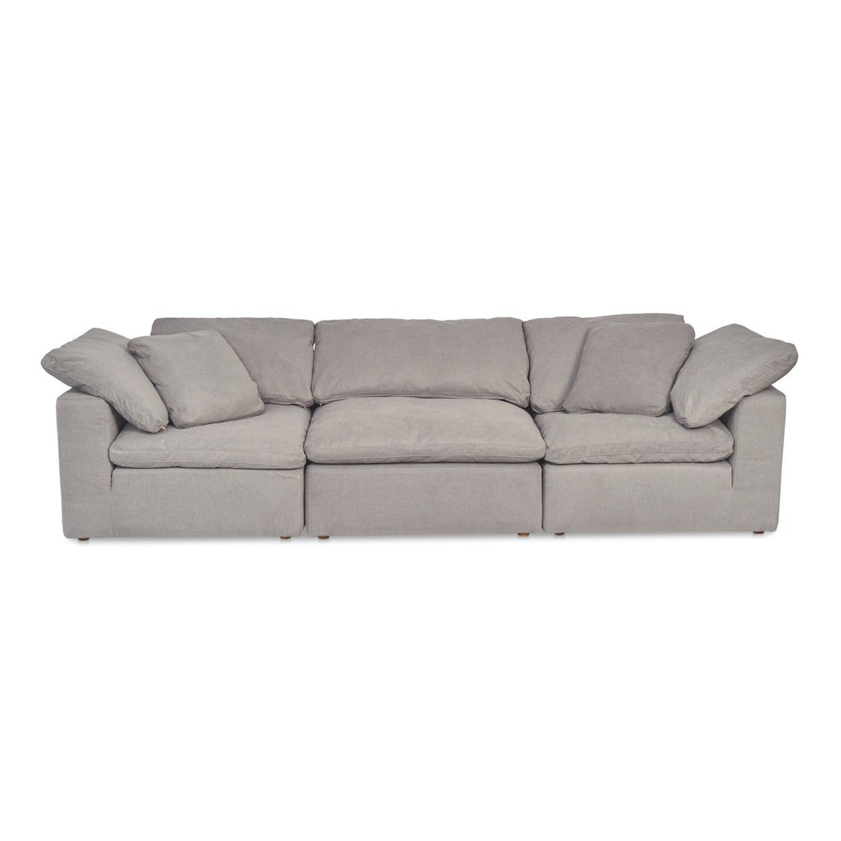Modern European furniture - Thick Cushioned Modular Sofa - www.oroa.com