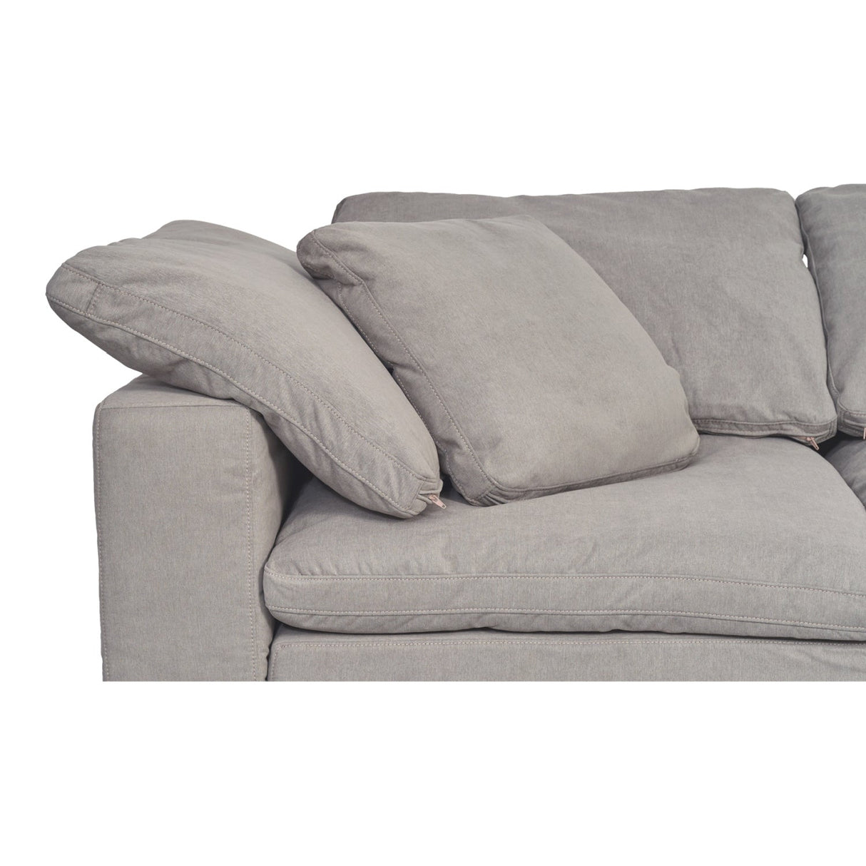 Modern European furniture - Thick Cushioned Modular Sofa - www.oroa.com