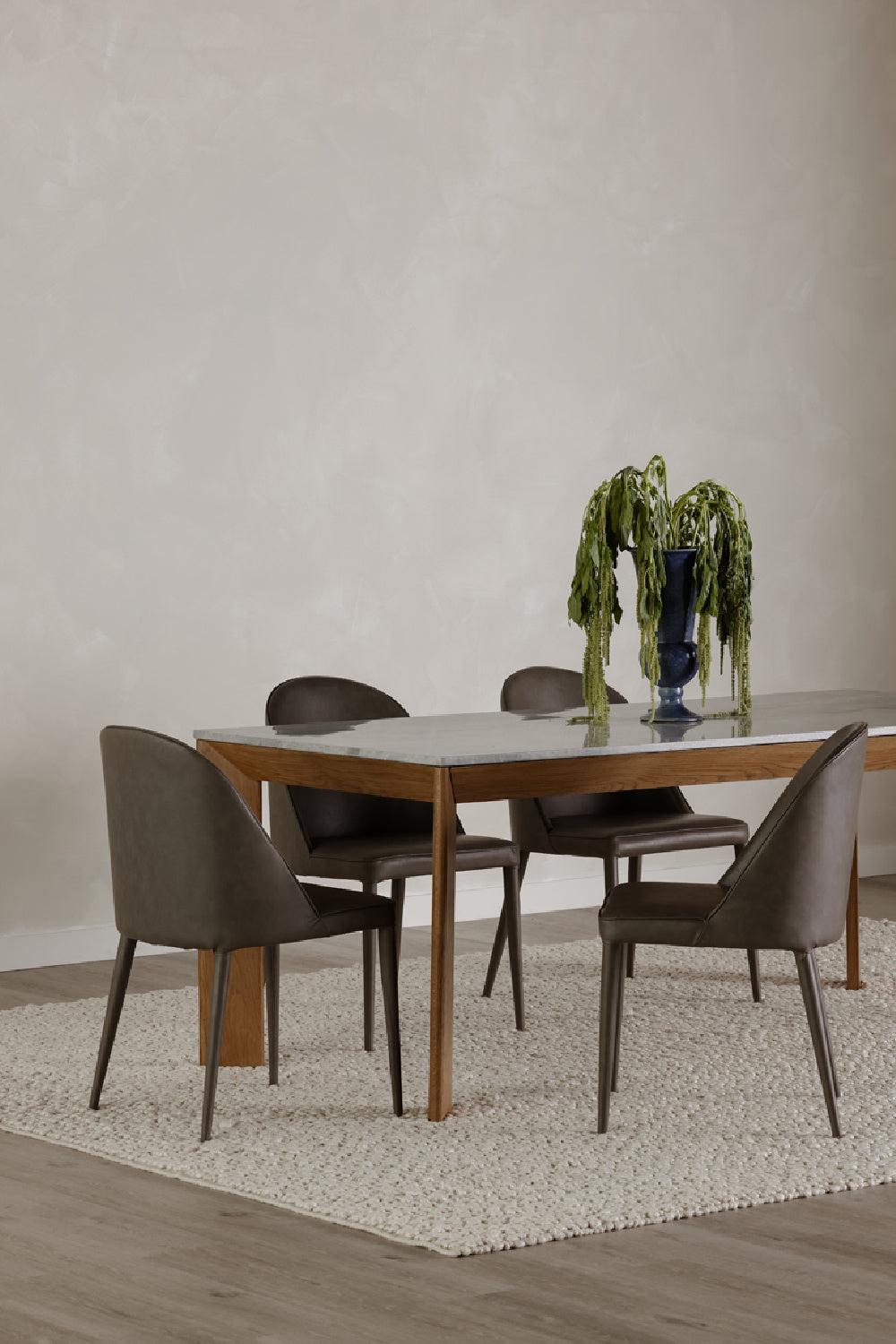 Modern European furniture - Vegan Leather Dining Chairs (2) - www.oroa.com