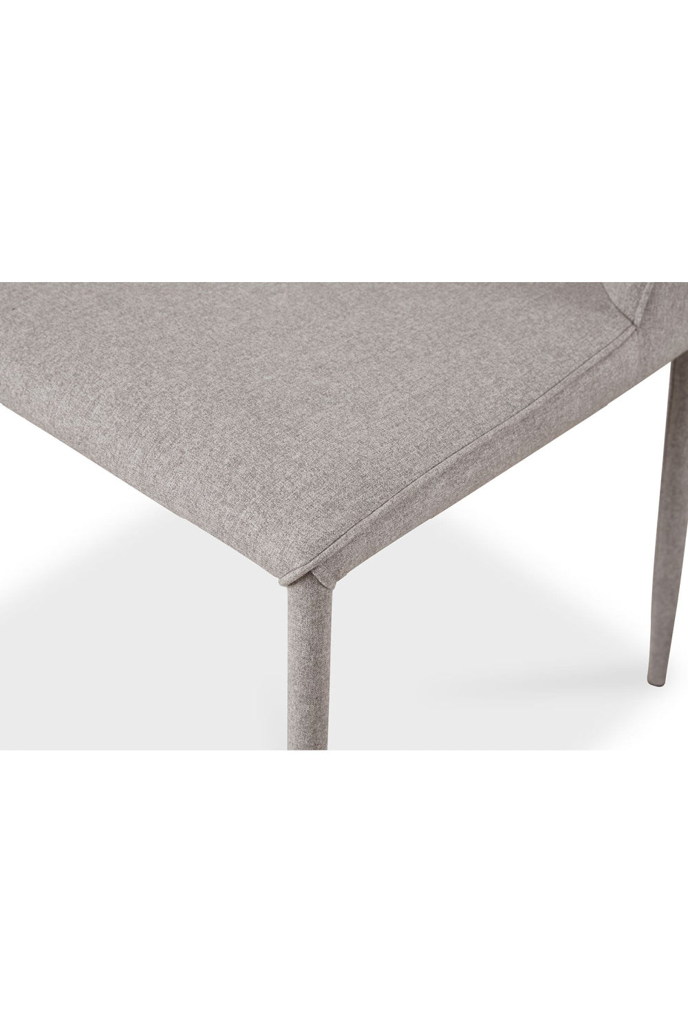 Modern European furniture - Gray Fabric Dining Chairs (2) - www.oroa.com | Oroa.com