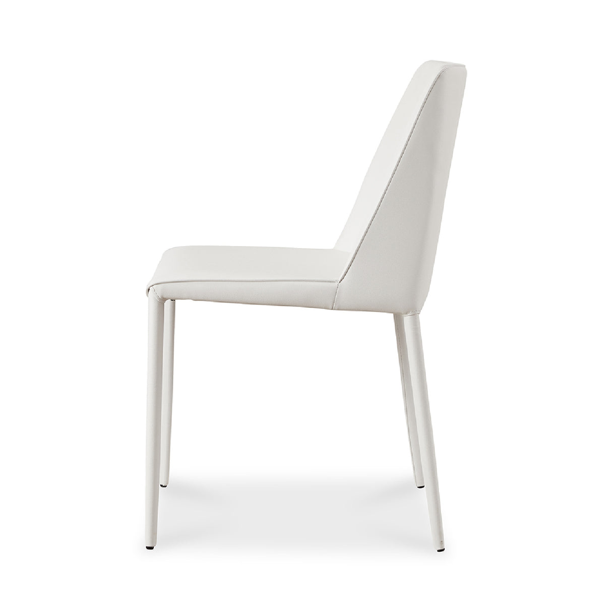Minimalist Vegan Leather Dining Chairs (2) | Novi Living Nora | Oroa.com