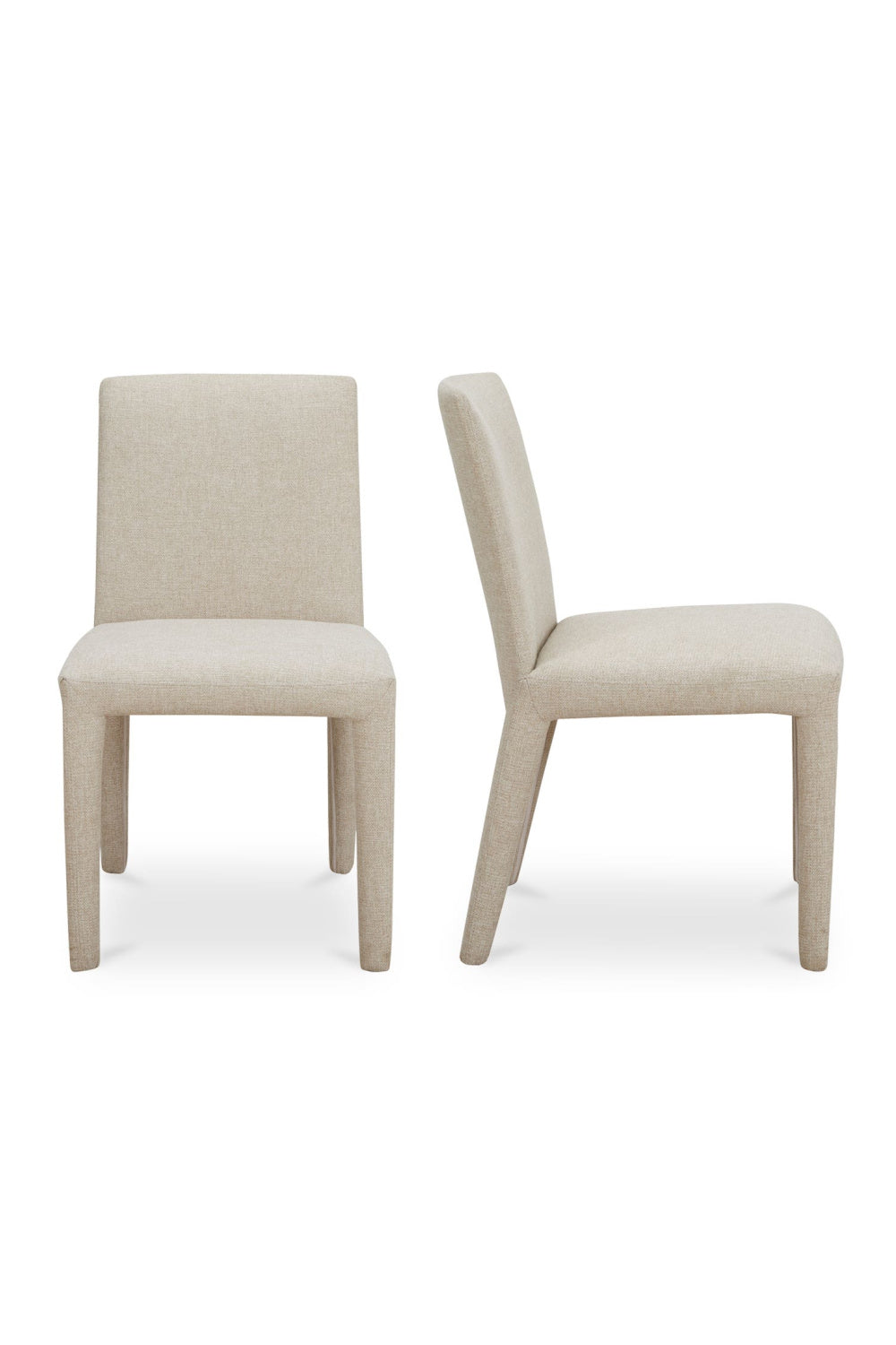 Modern European furniture - Fabric Upholstered Dining Chairs (2) - www.oroa.com