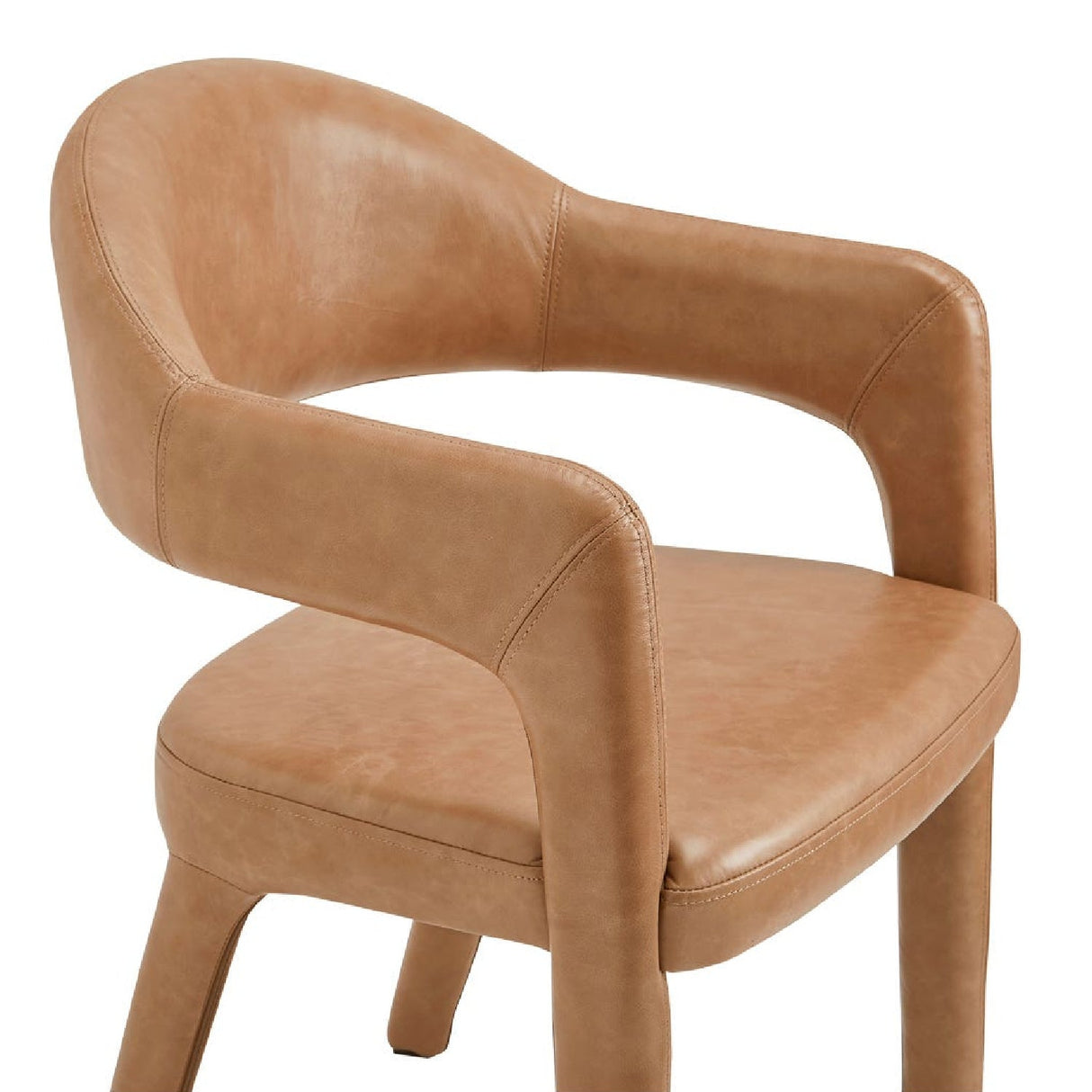 Modern European furniture - Upholstered Open-Back Dining Chair - www.oroa.com