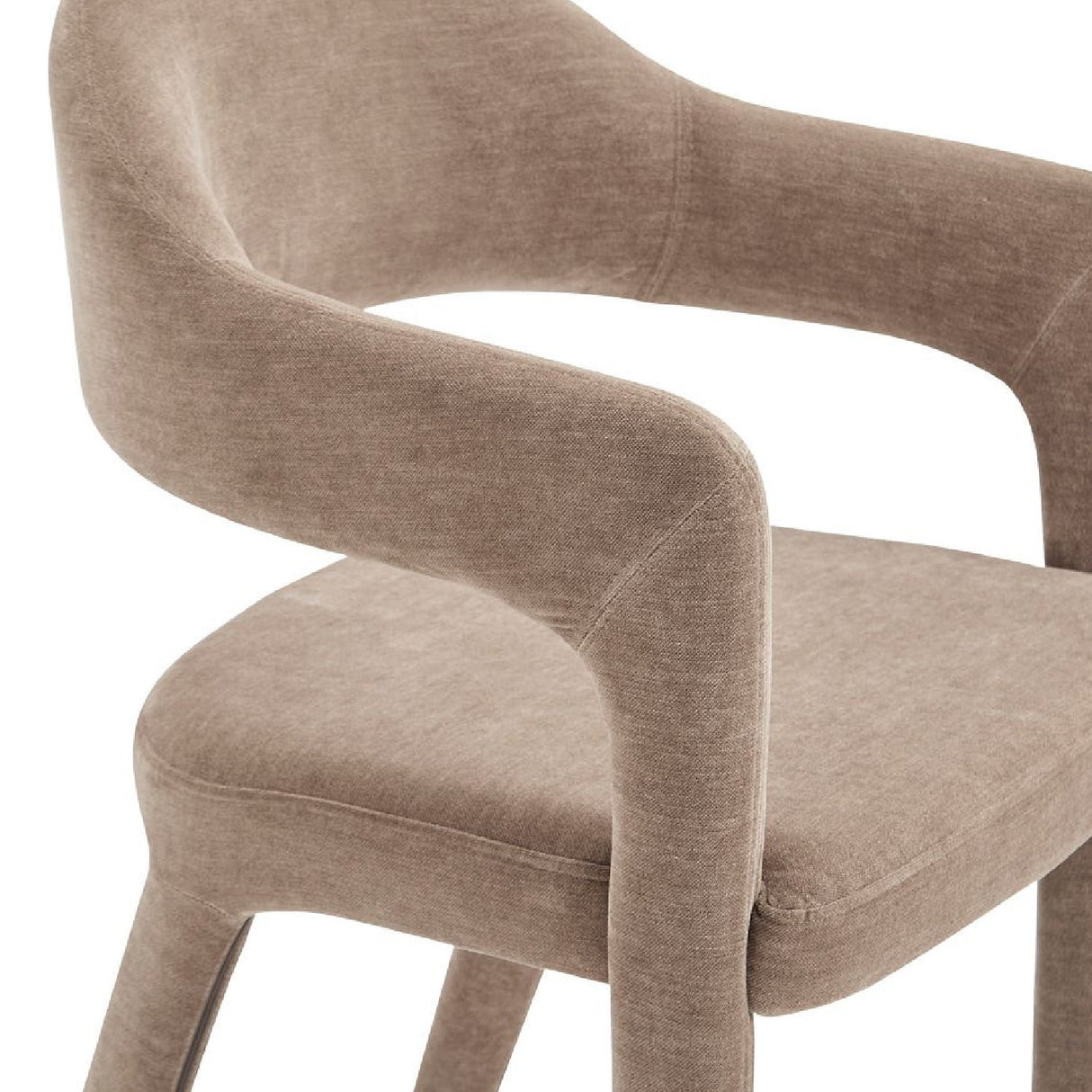 Modern European furniture - Upholstered Open-Back Dining Chair - www.oroa.com