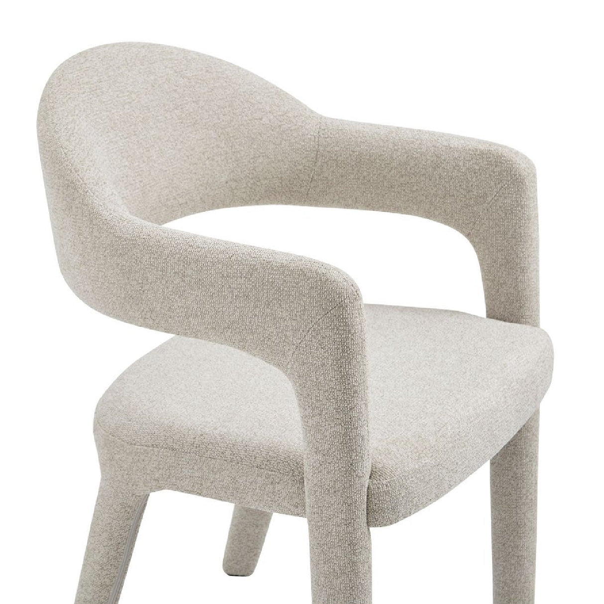 Modern European furniture - Upholstered Open-Back Dining Chair - www.oroa.com