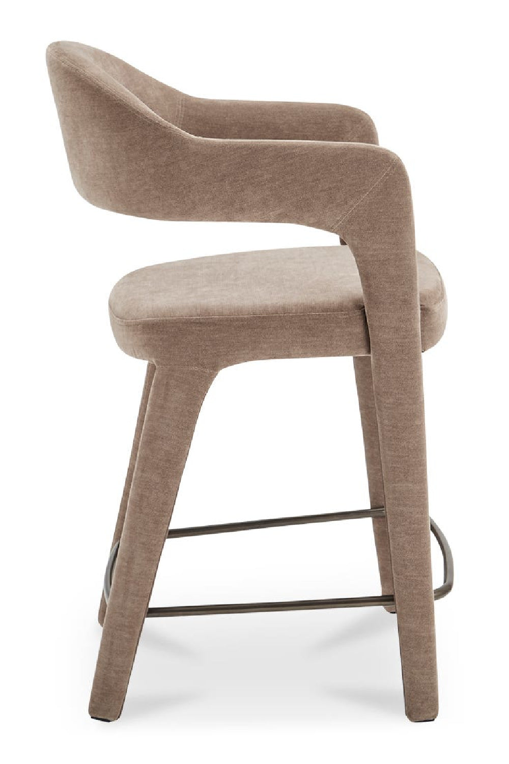 Modern European furniture - Open Barrel-Back Counter Stool - www.oroa.com