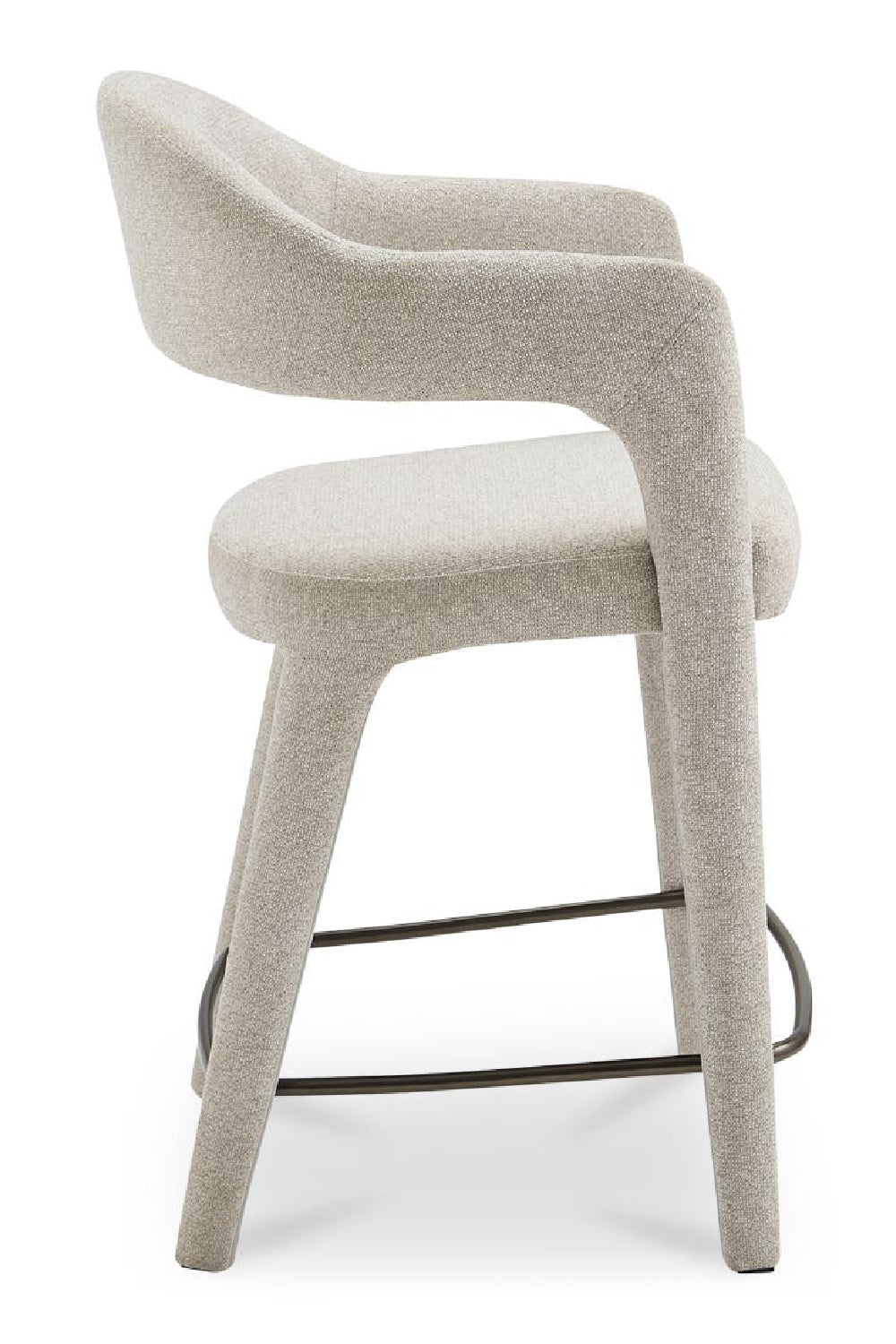 Modern European furniture - Open Barrel-Back Counter Stool - www.oroa.com