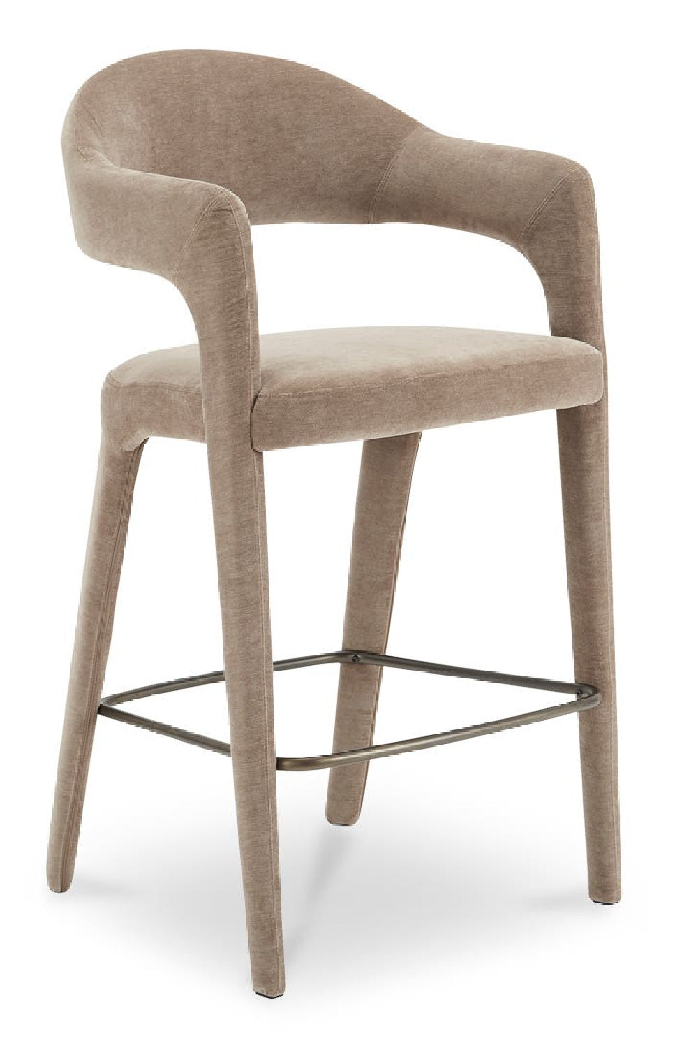 Modern European furniture - Open Barrel-Back Bar Stool - www.oroa.com