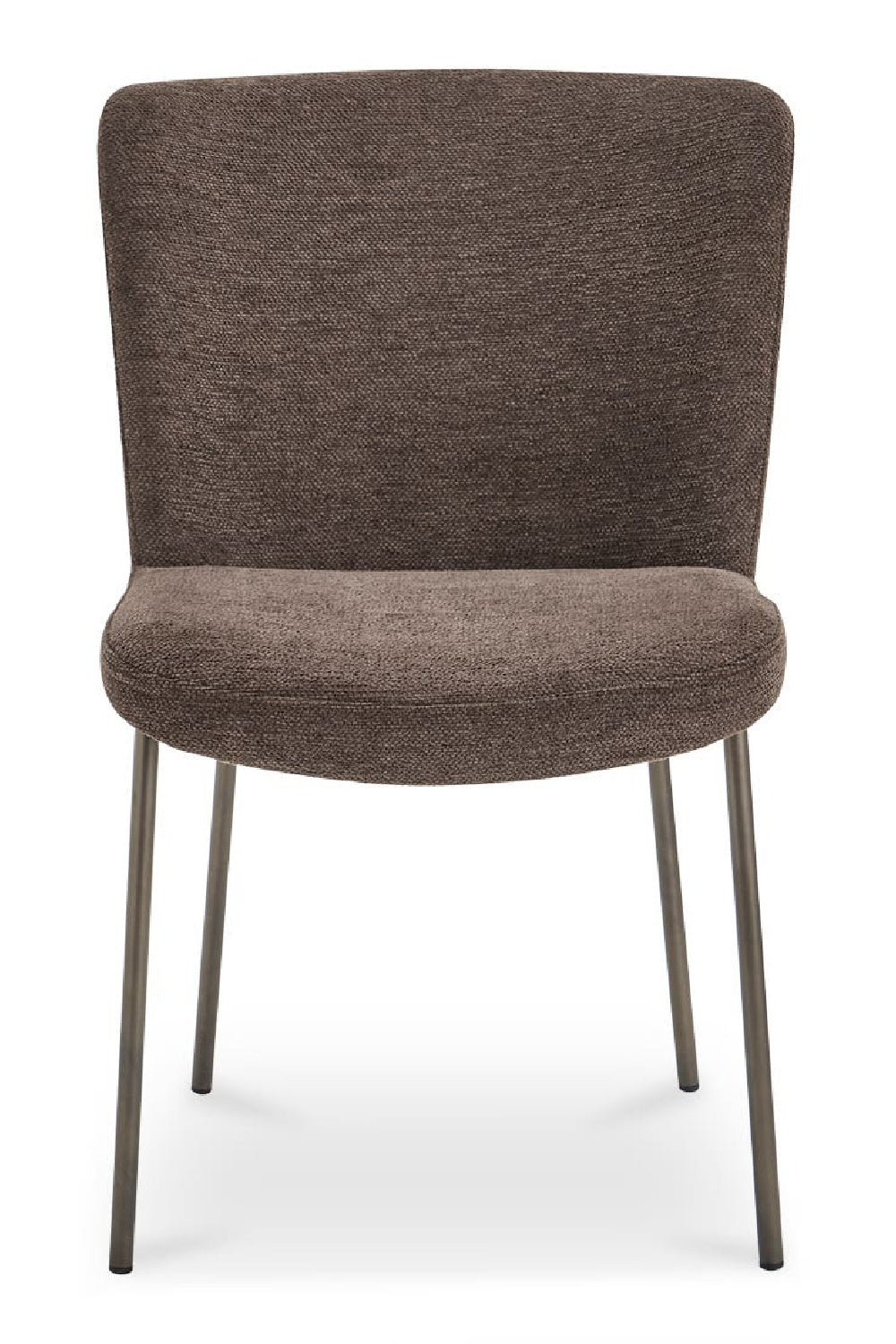 Modern European furniture - Blackened Bronze Frame Dining Chairs (2) - www.oroa.com