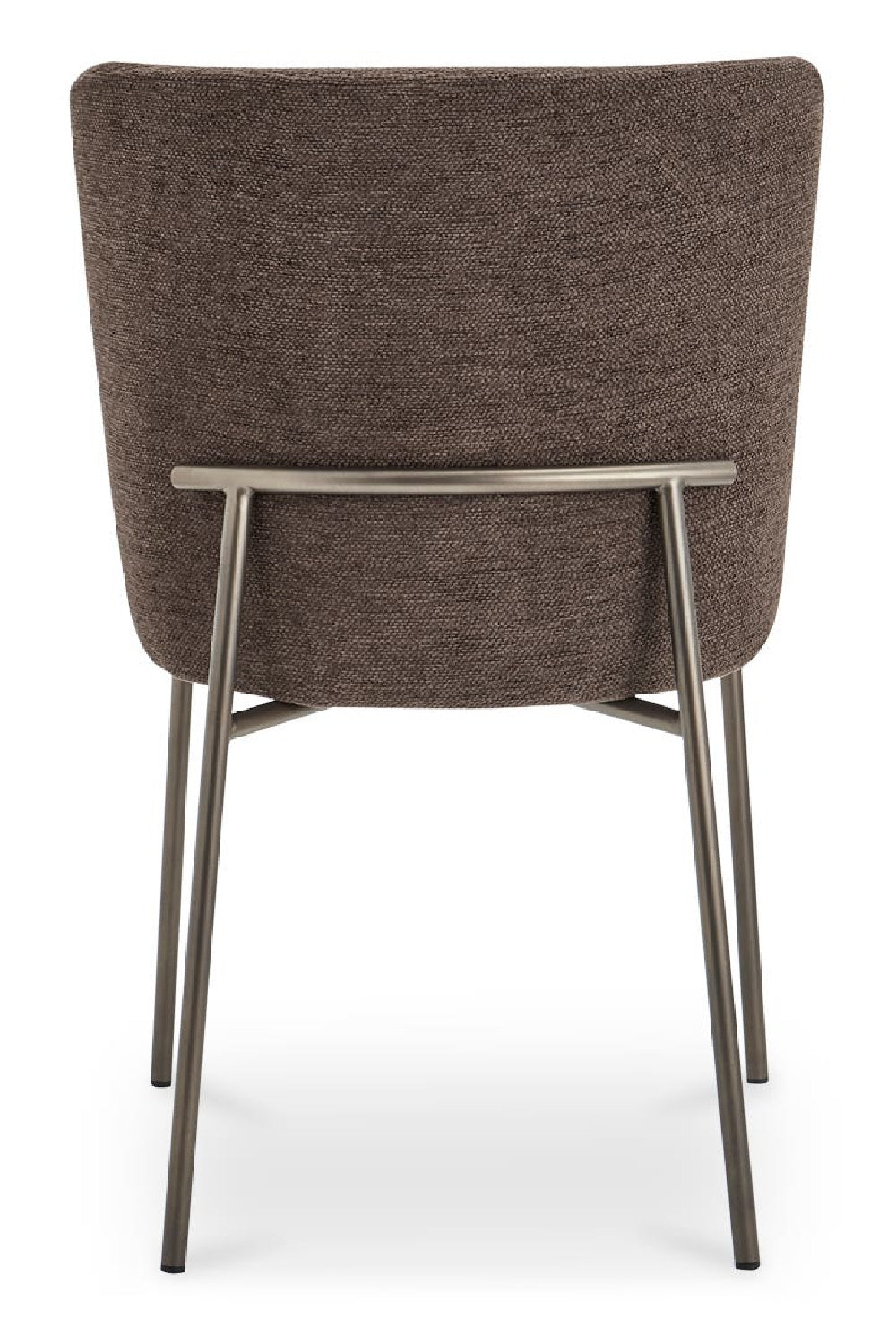 Modern European furniture - Blackened Bronze Frame Dining Chairs (2) - www.oroa.com