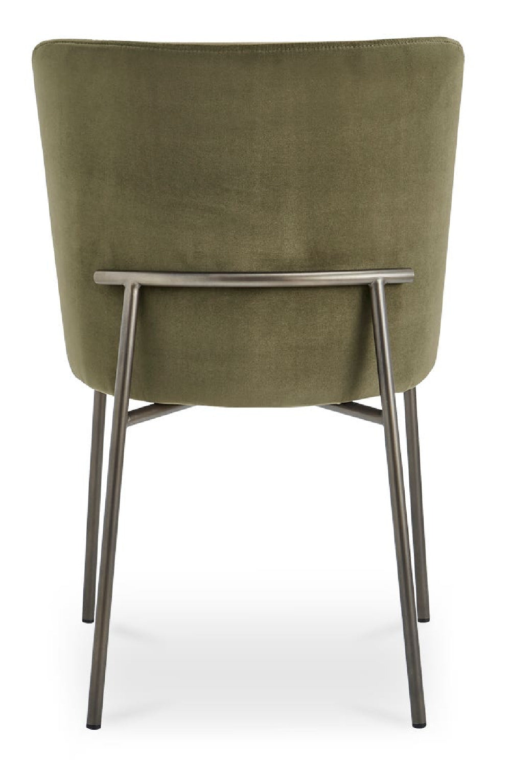 Modern European furniture - Blackened Bronze Frame Dining Chairs (2) - www.oroa.com