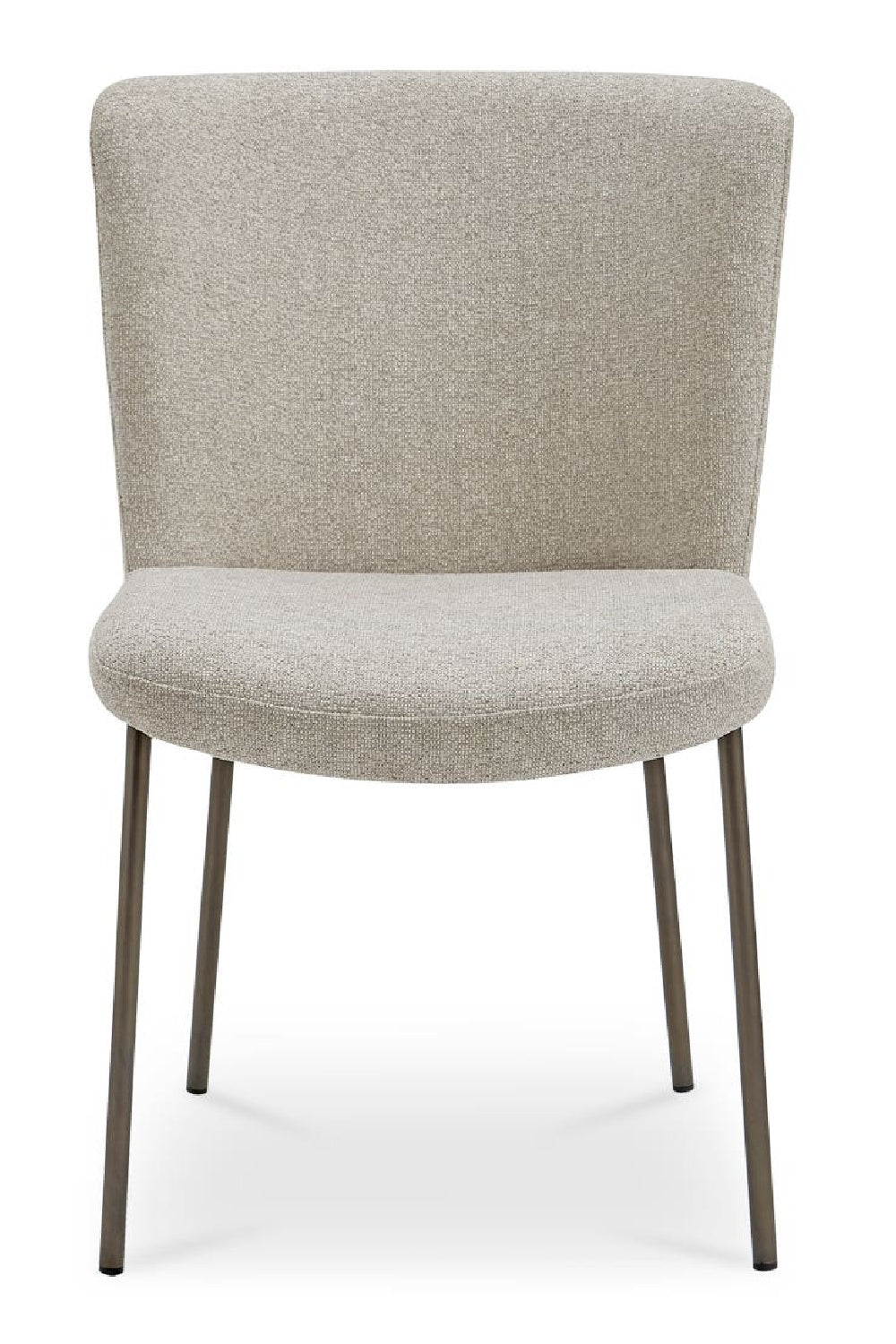 Modern European furniture - Blackened Bronze Frame Dining Chairs (2) - www.oroa.com