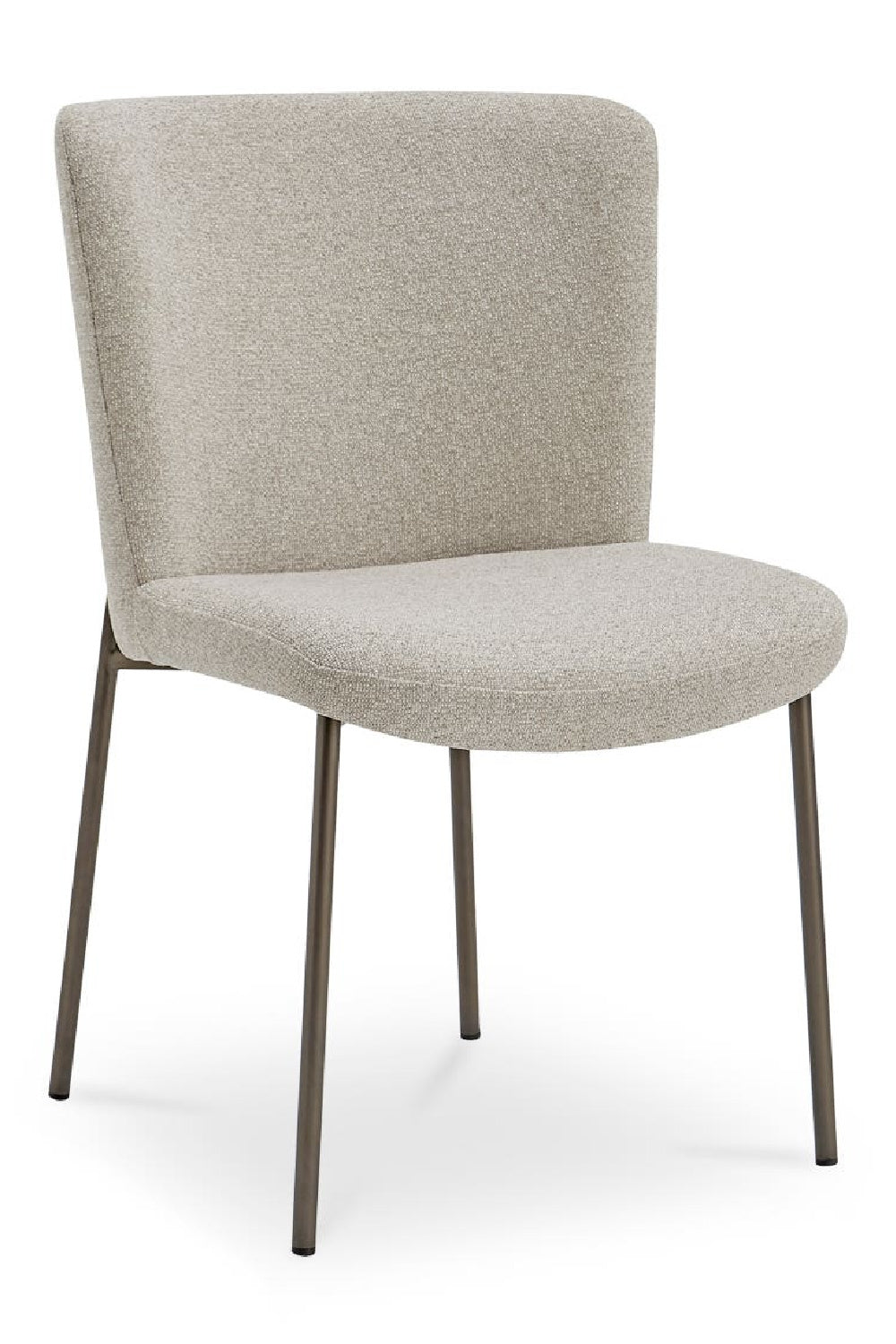 Modern European furniture - Blackened Bronze Frame Dining Chairs (2) - www.oroa.com