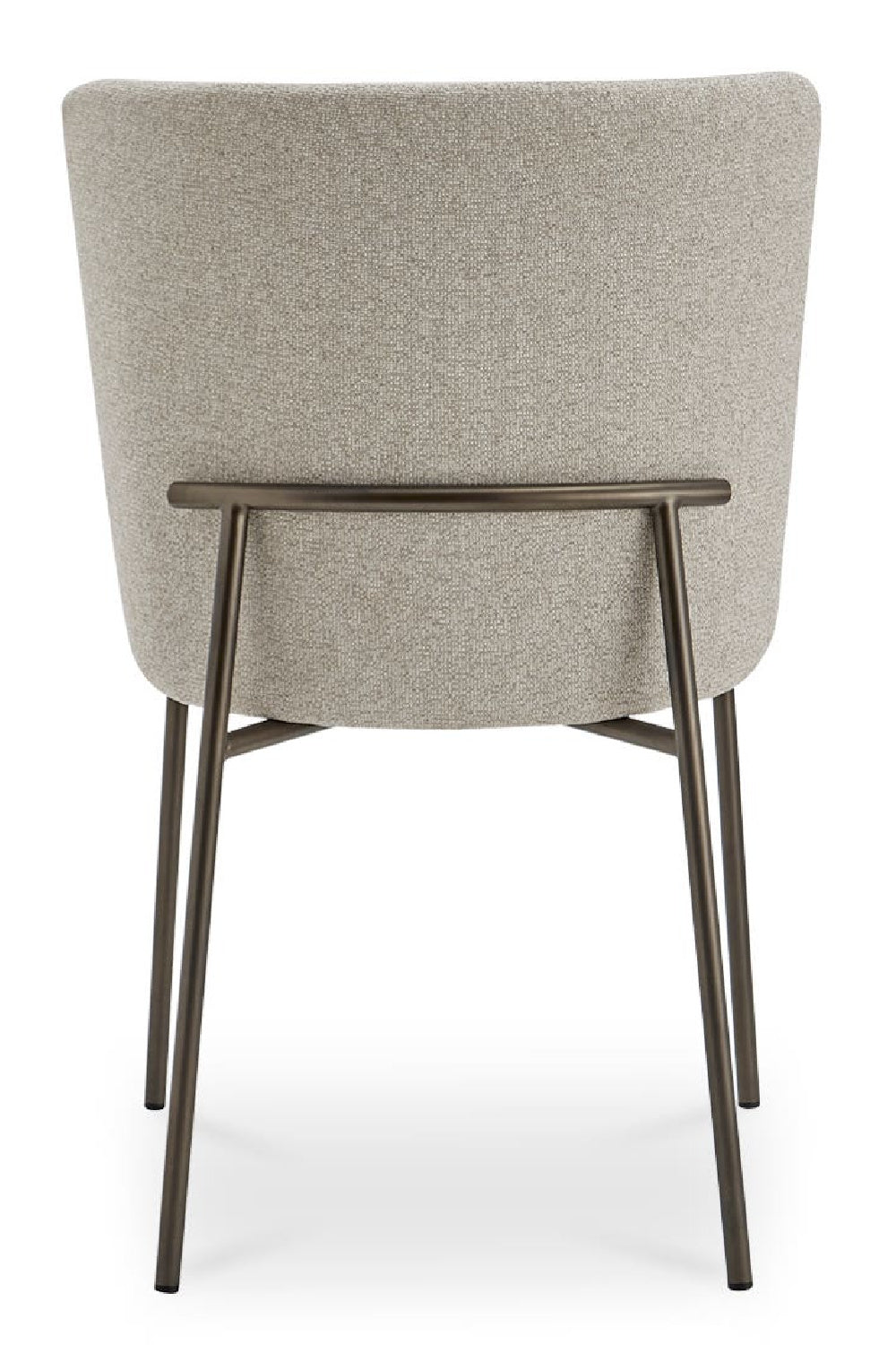 Modern European furniture - Blackened Bronze Frame Dining Chairs (2) - www.oroa.com