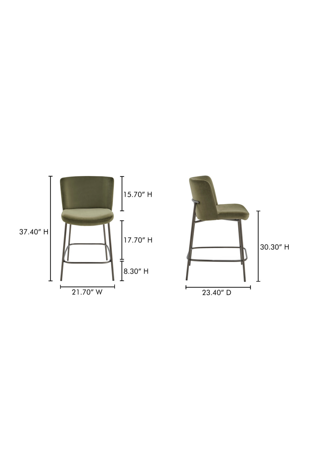 Barrel Back Counter Stool | Novi Living Early - www.oroa.com