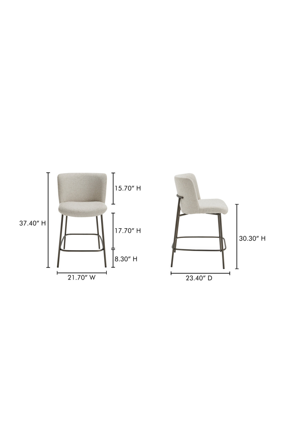 Barrel Back Counter Stool | Novi Living Early - www.oroa.com