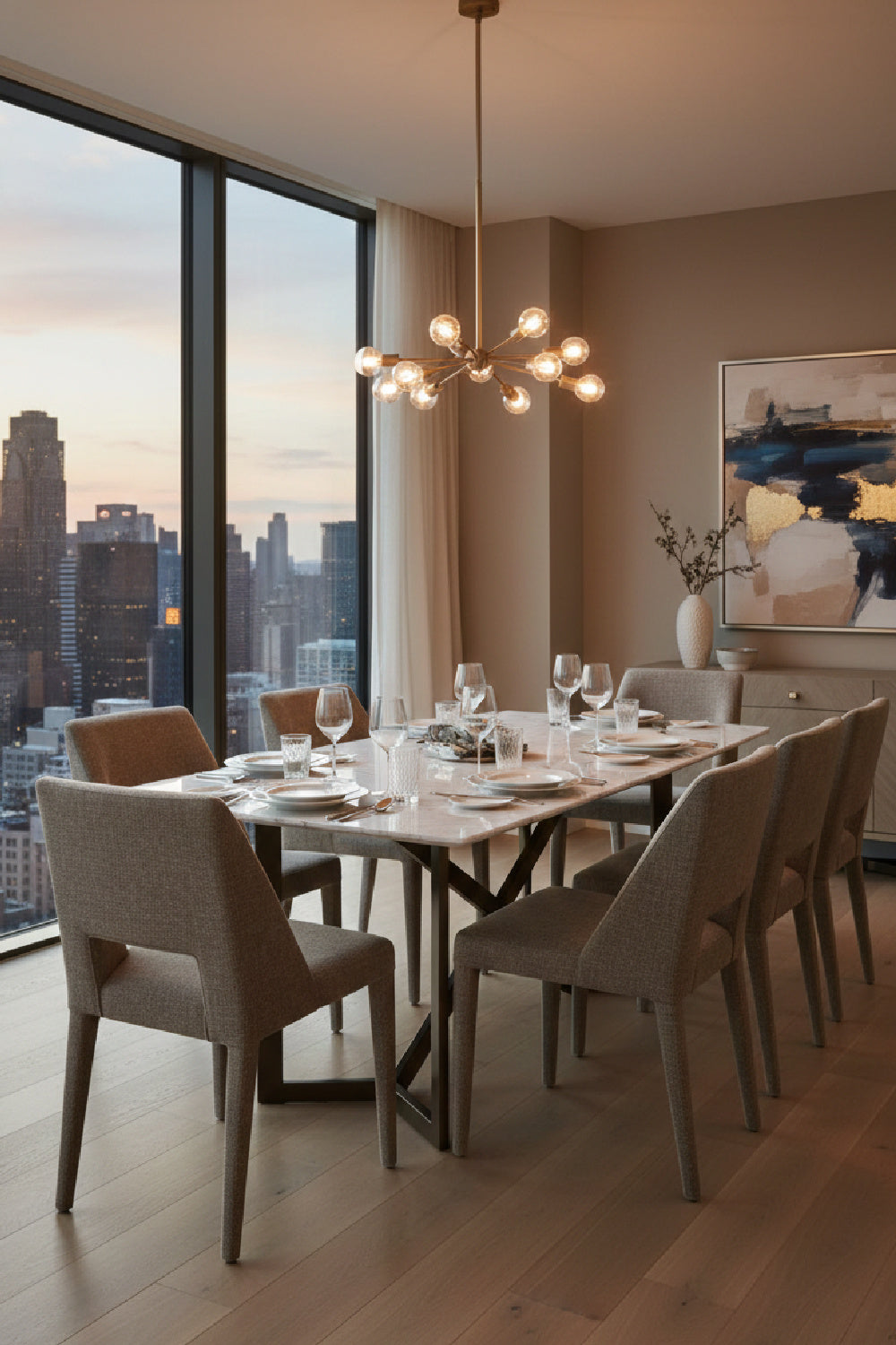 Modern European furniture - Carved Back Dining Chairs (2) - www.oroa.com