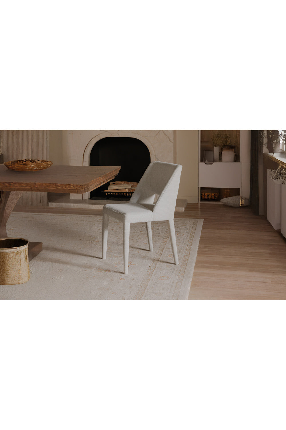 Modern European furniture - Carved Back Dining Chairs (2) - www.oroa.com