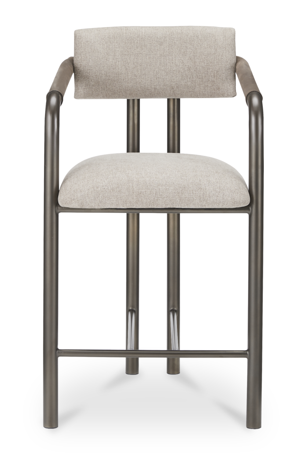 Modern European furniture - Brown Fabric Counter Stool - www.oroa.com