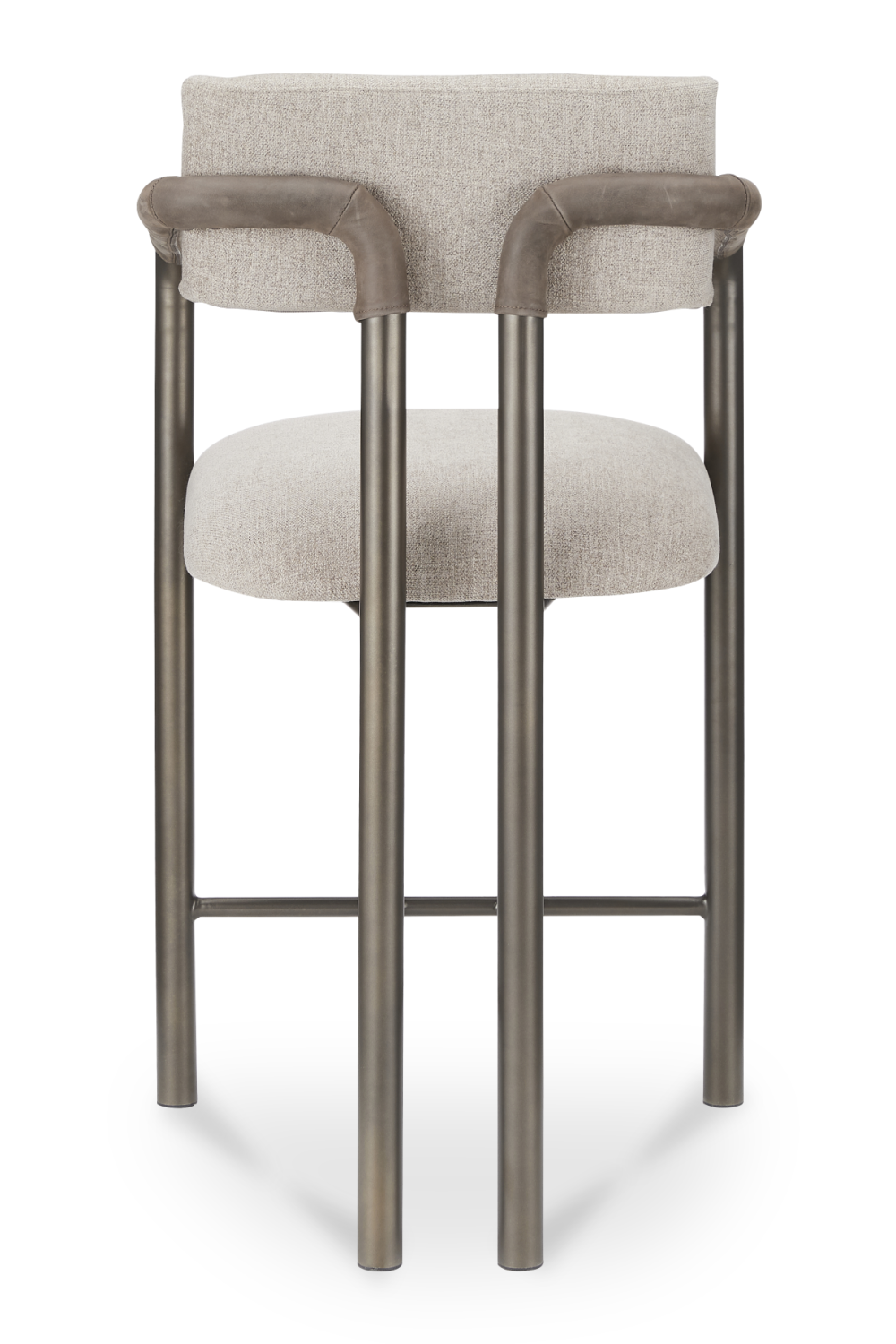 Brown Fabric Counter Stool | Novi Living Cassidy | Oroa.com