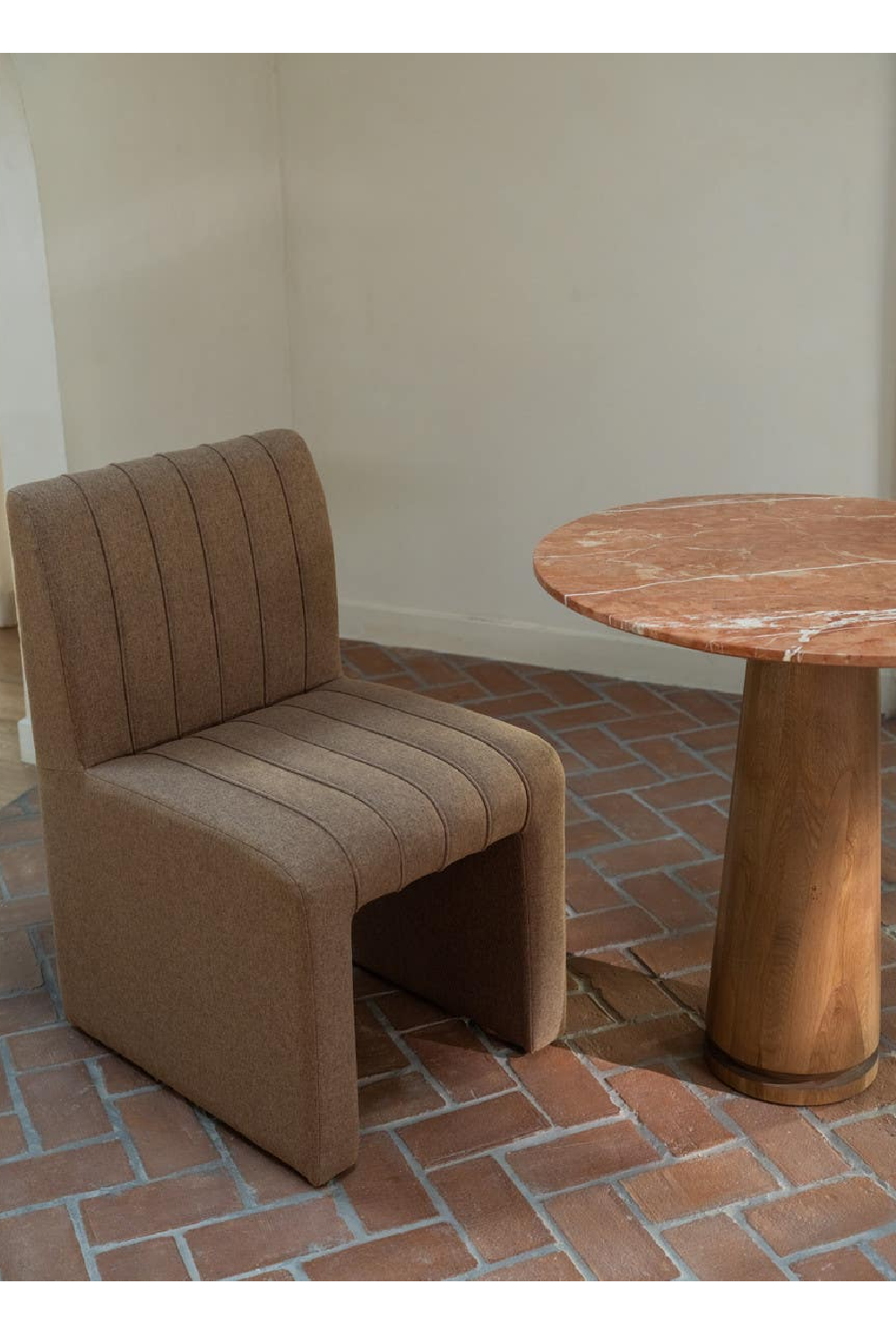 Modern European furniture - Channeled Dining Chair - www.oroa.com